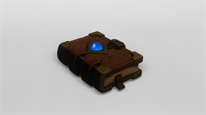 Enchanted Rune Spellbook 3D model