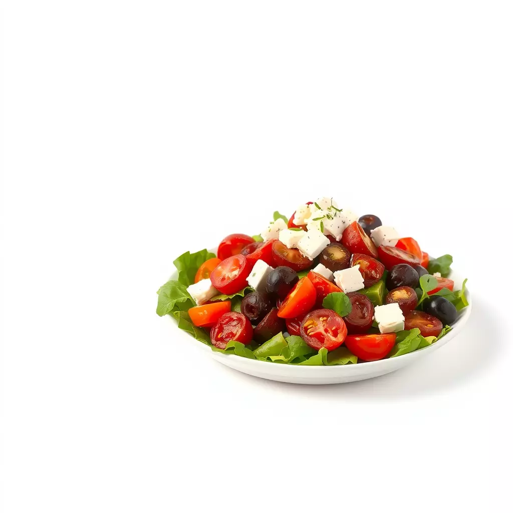 Fresh Greek Salad Model Pack Low-poly 3D model_0