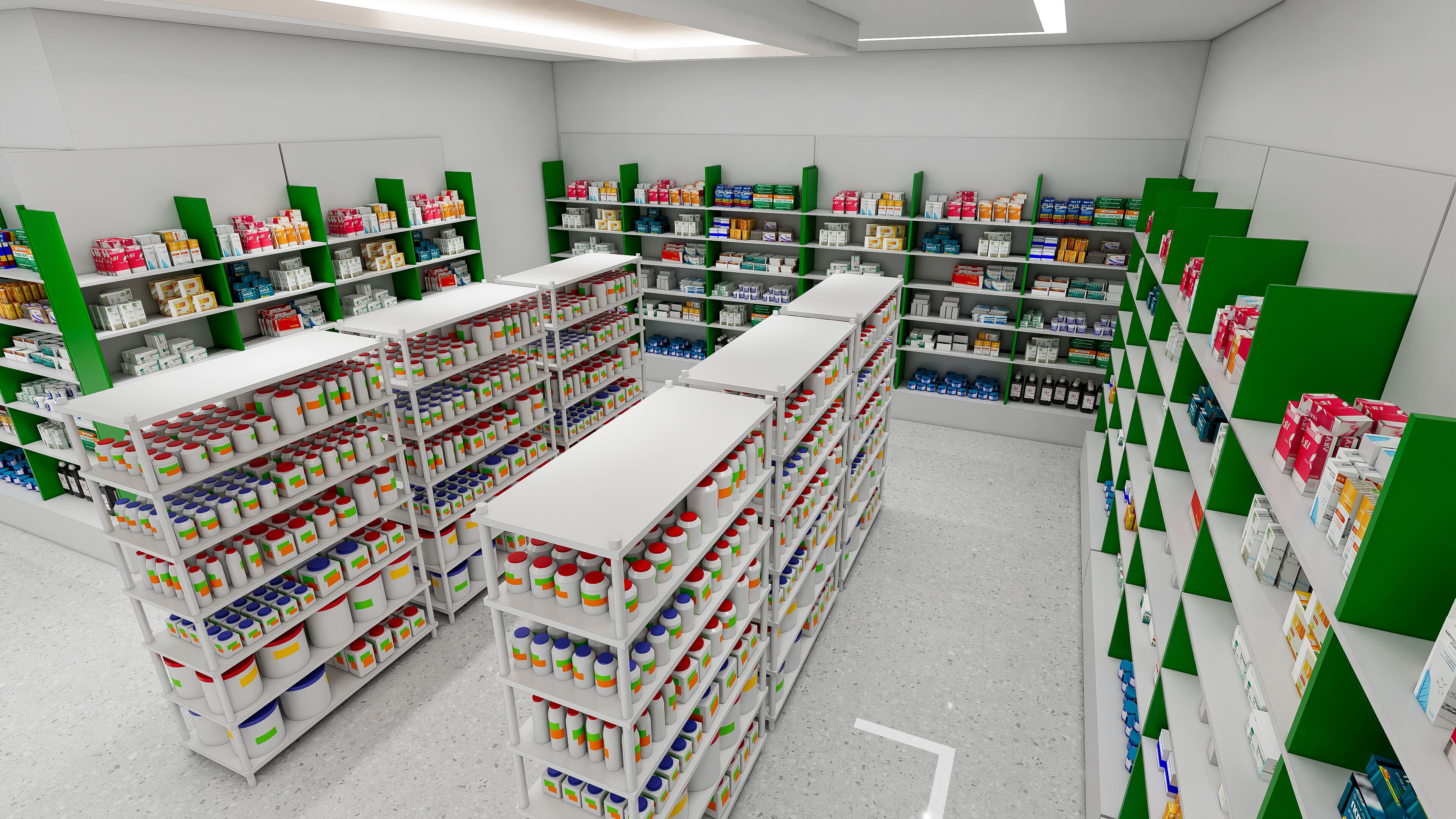Pharmacy Hospital Medicine 1 3D model_12