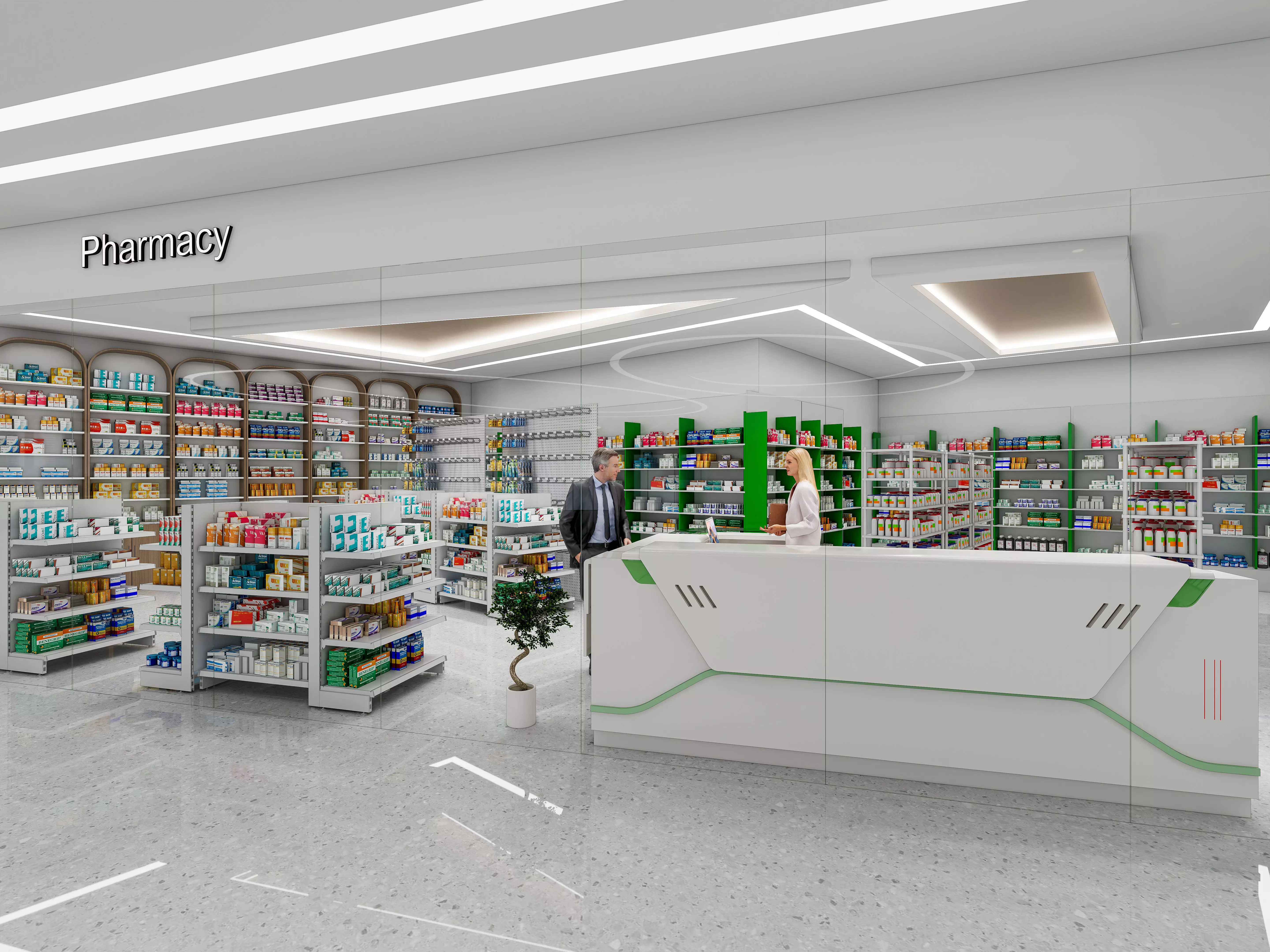 Pharmacy Hospital Medicine 1 3D model_0