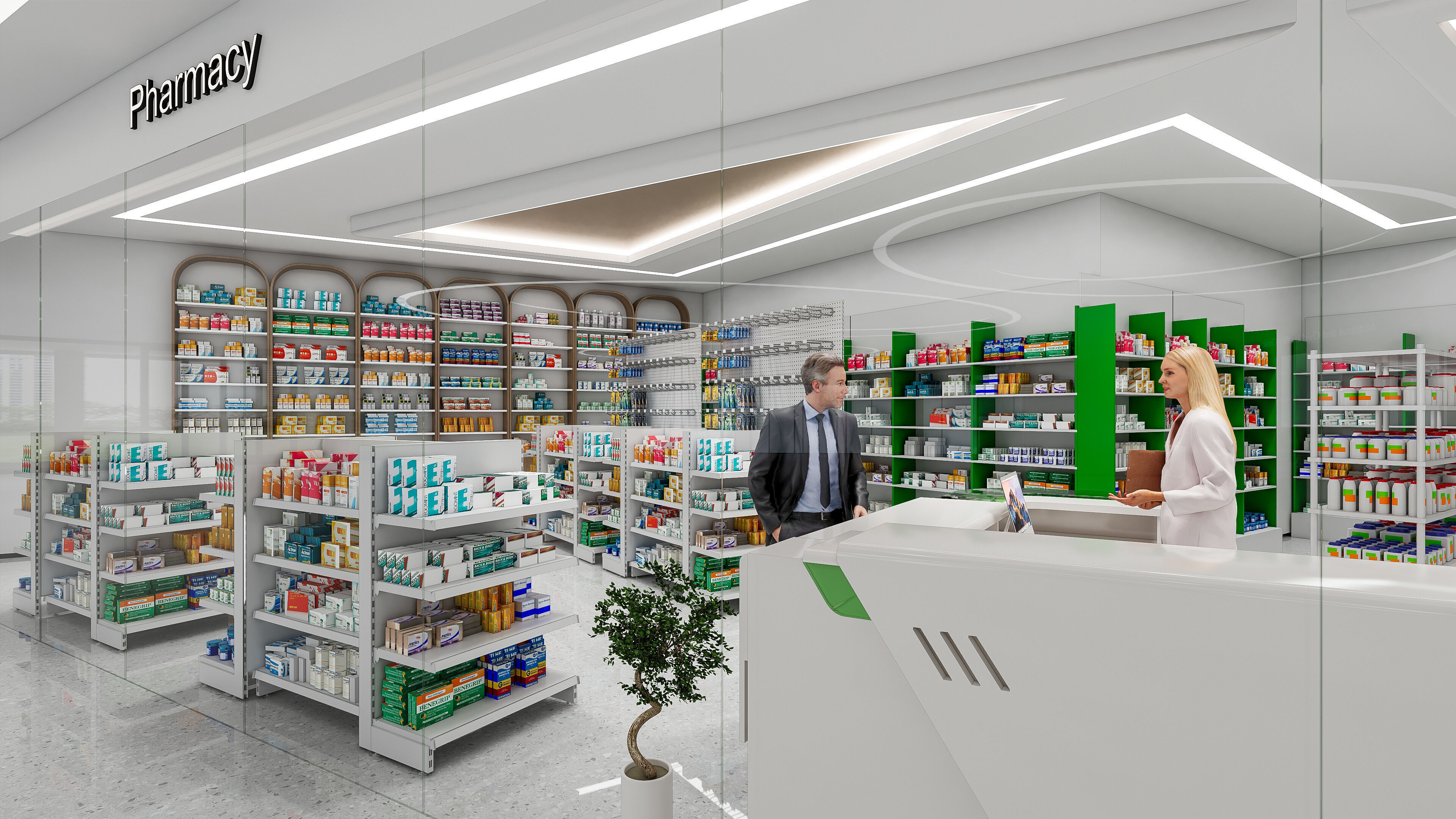 Pharmacy Hospital Medicine 1 3D model_2