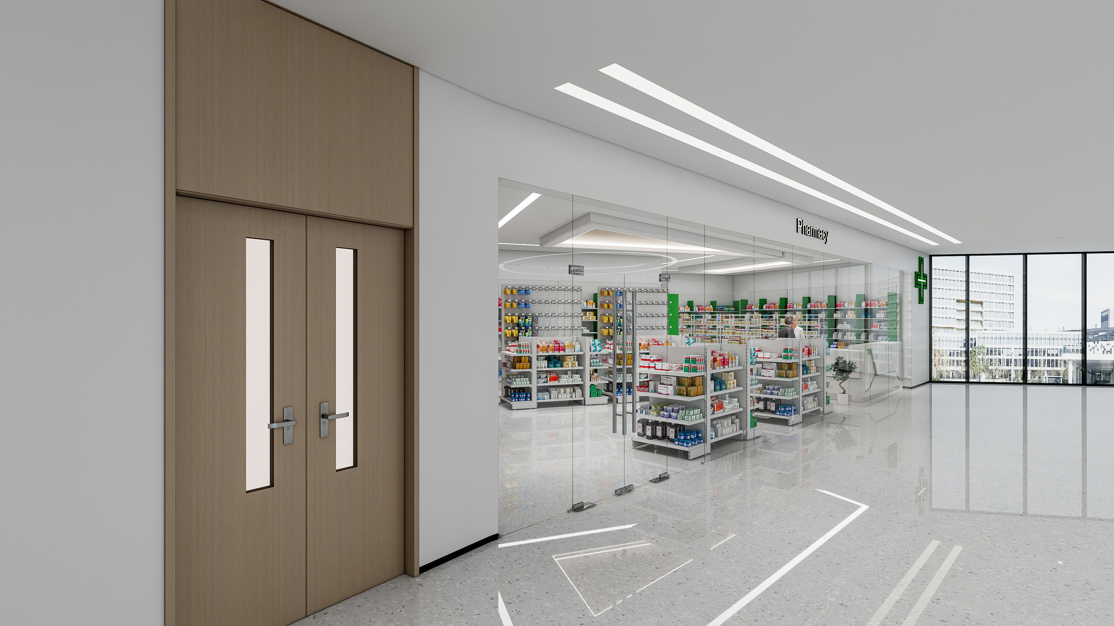 Pharmacy Hospital Medicine 1 3D model_16