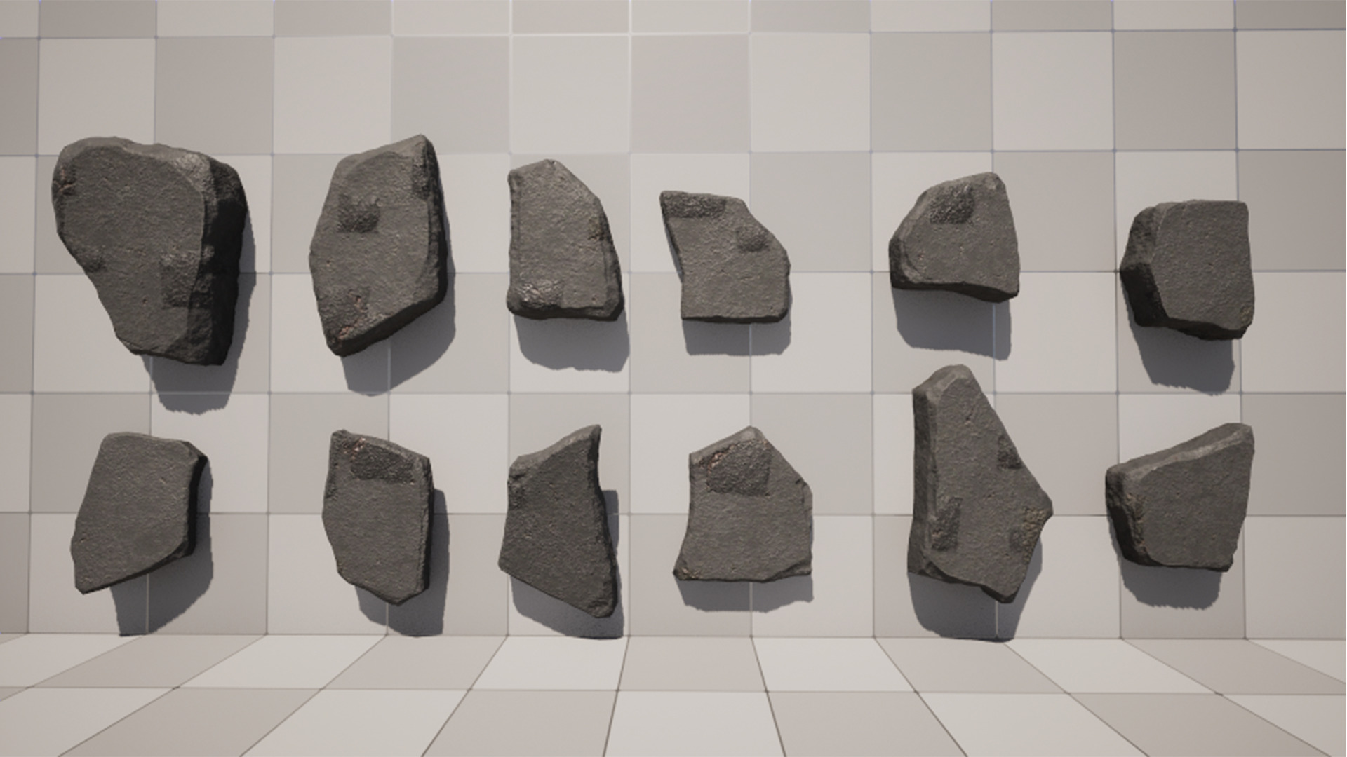 Stylized Cement Low-poly 3D model_2