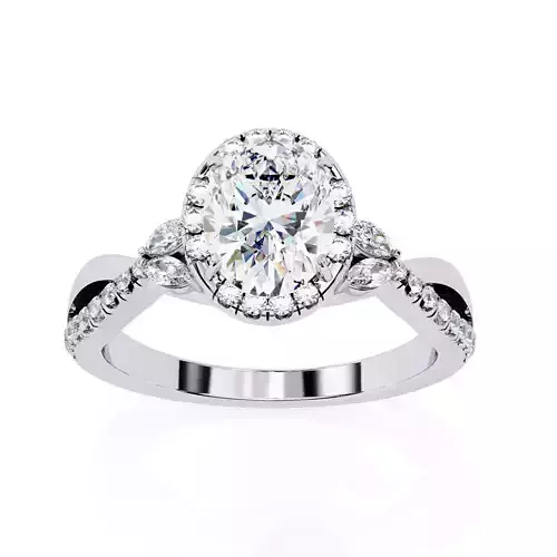 Round  DIAMOND RING -CAD-198