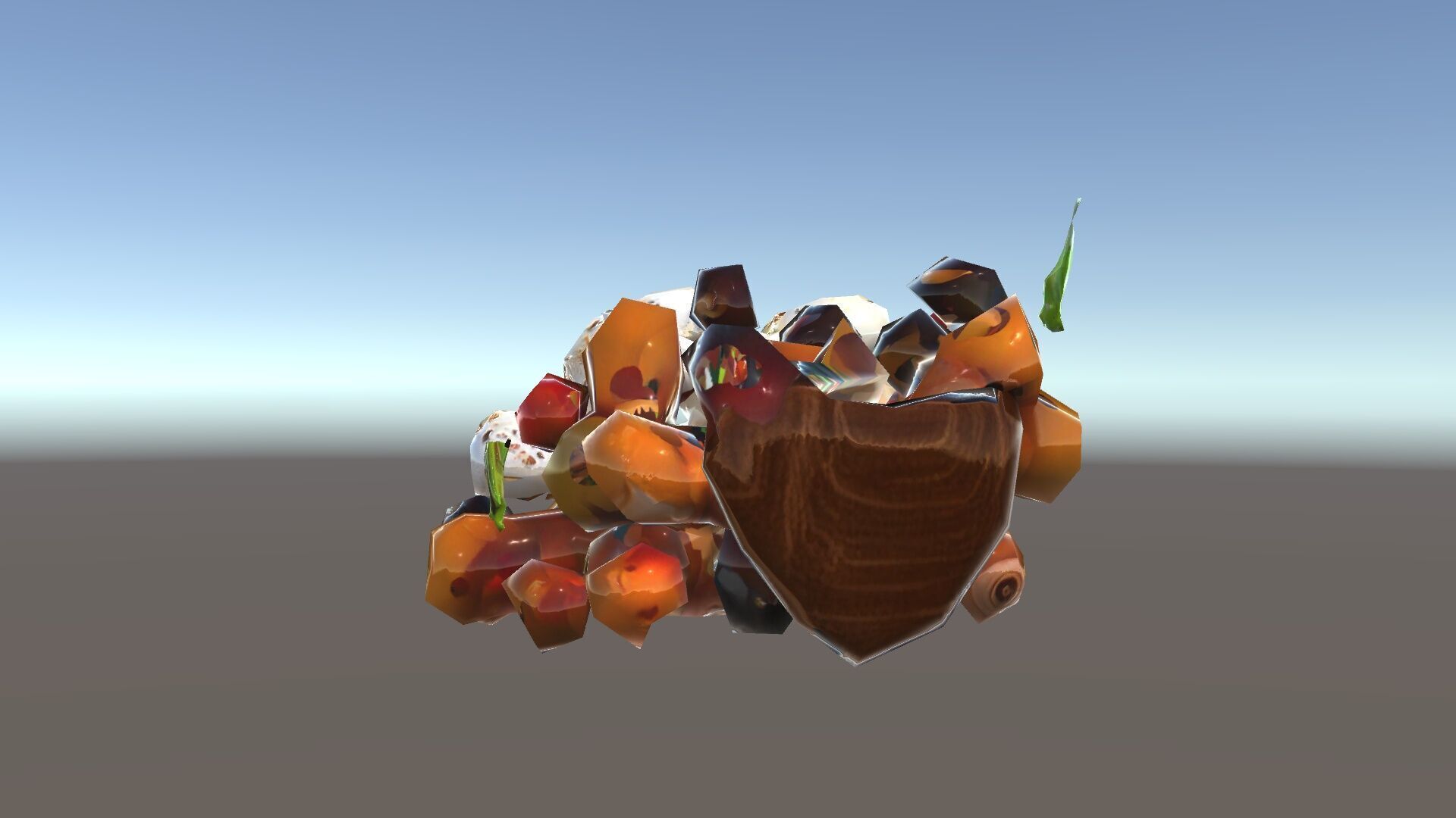 Mediterranean Snack Mix Model Pack with Olives and Cheese Low-poly 3D model_33