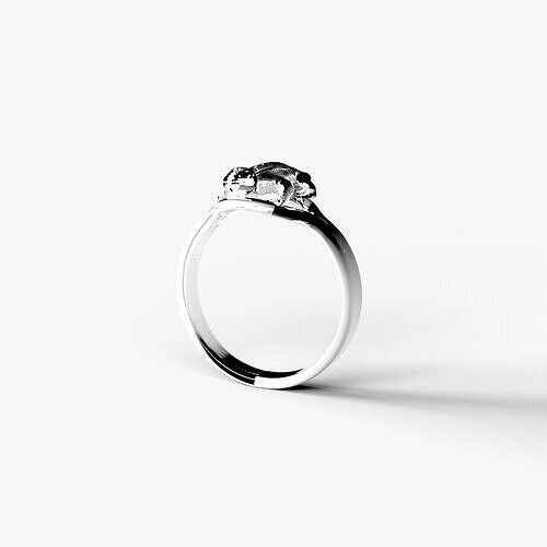 Lizard ring Low-poly 3D model