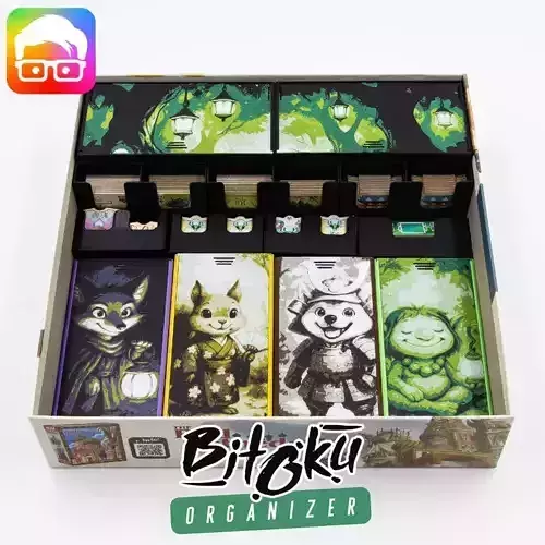 Bitoku board game organizer by ammedia3d 3D print model