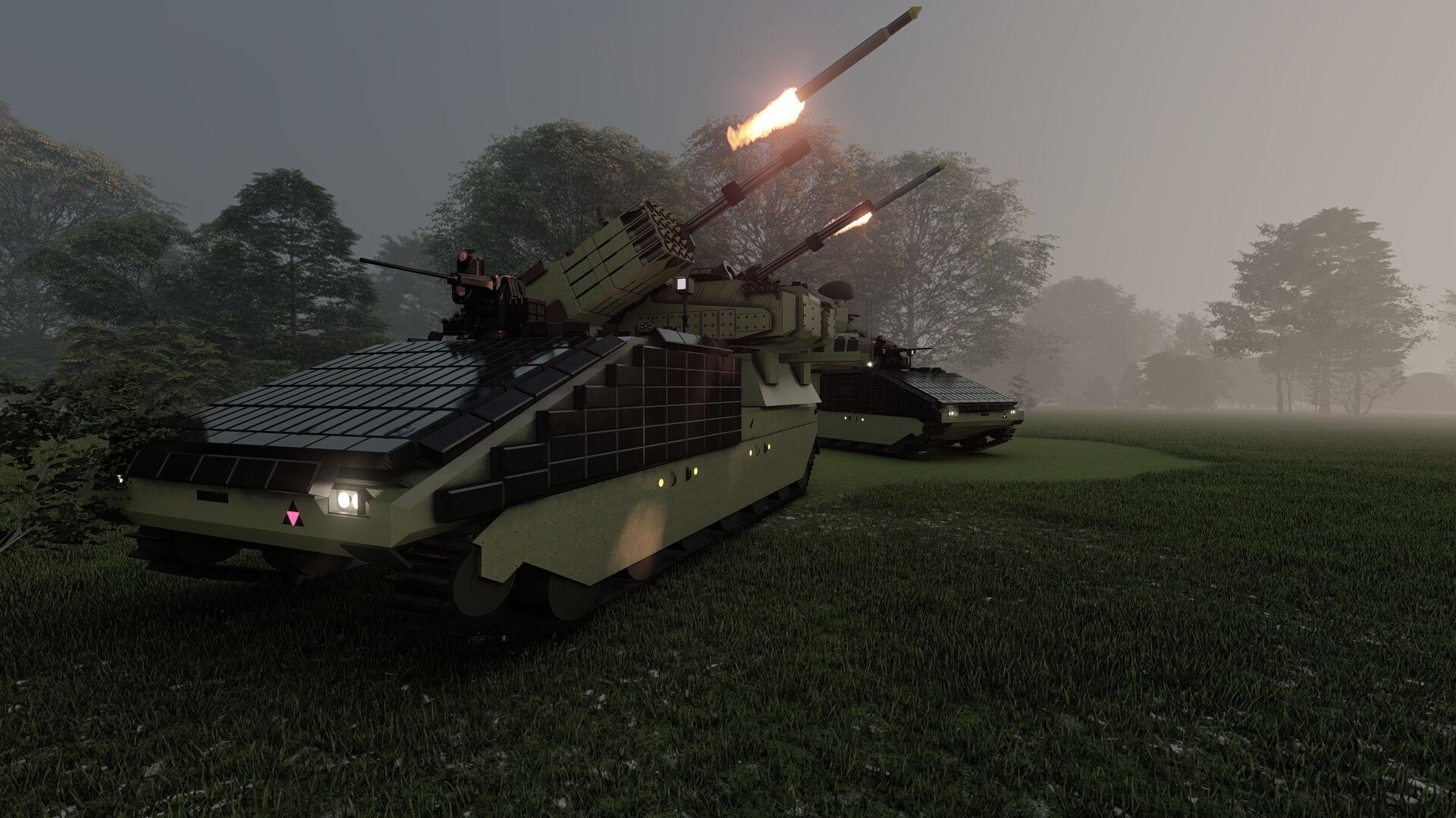 ANTIAIRCRAFT SHORT RANGE MOBILE UNIT 3D model_25