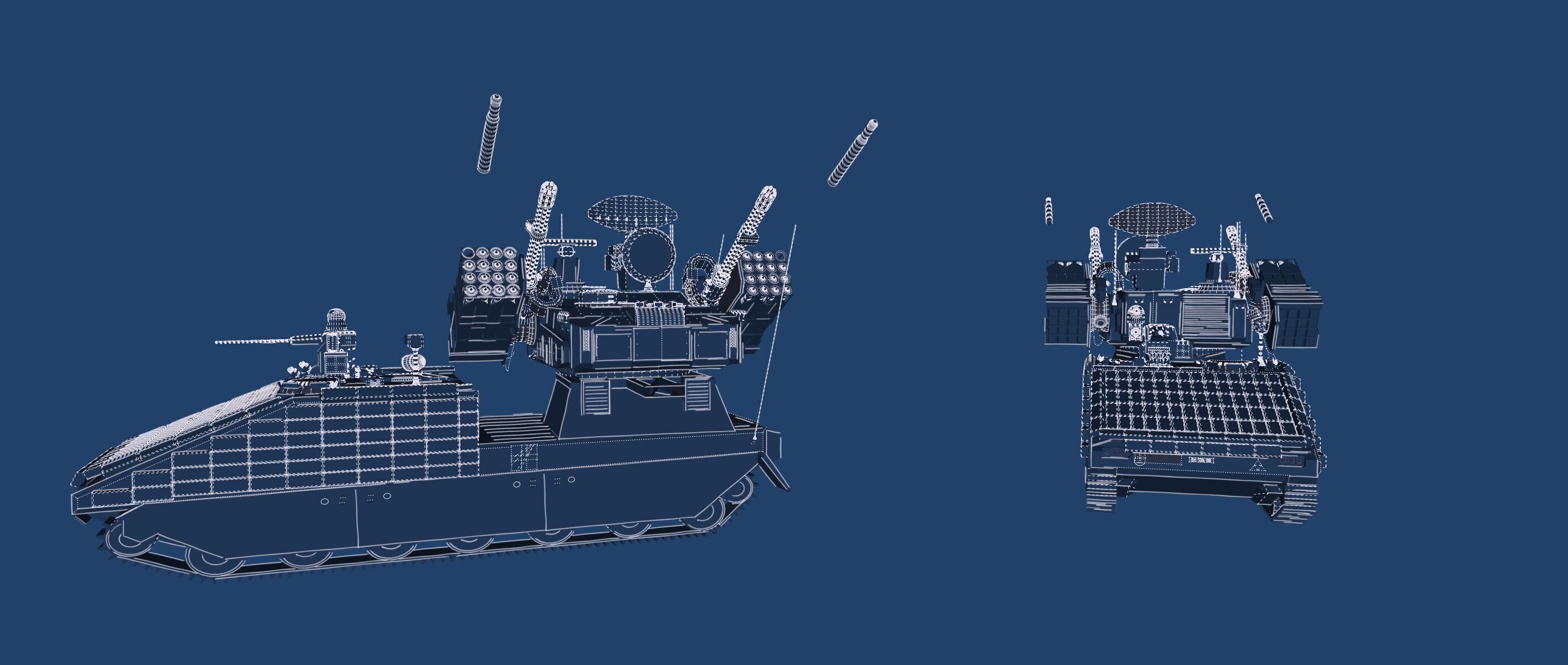 ANTIAIRCRAFT SHORT RANGE MOBILE UNIT 3D model_40