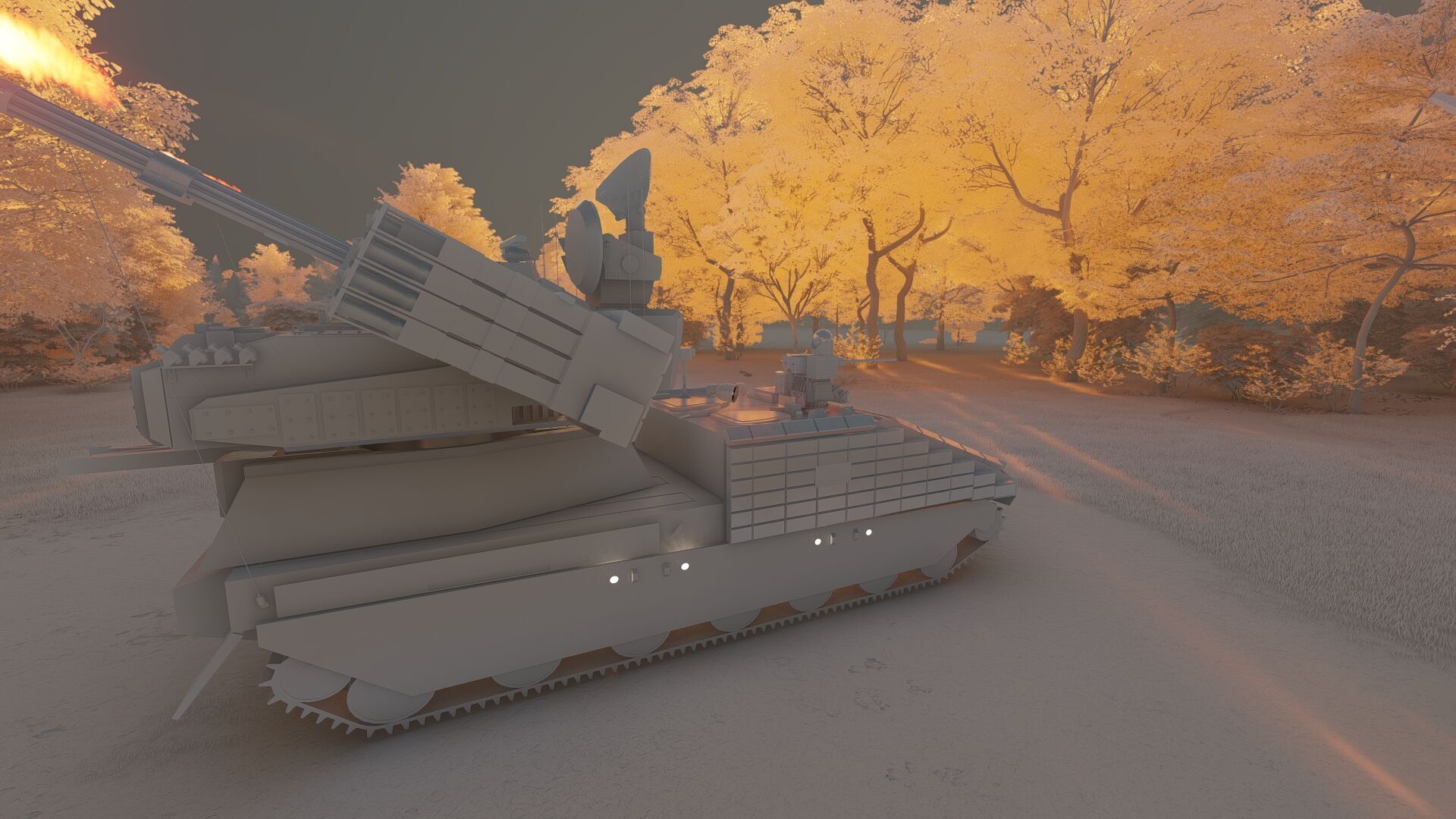 ANTIAIRCRAFT SHORT RANGE MOBILE UNIT 3D model_36