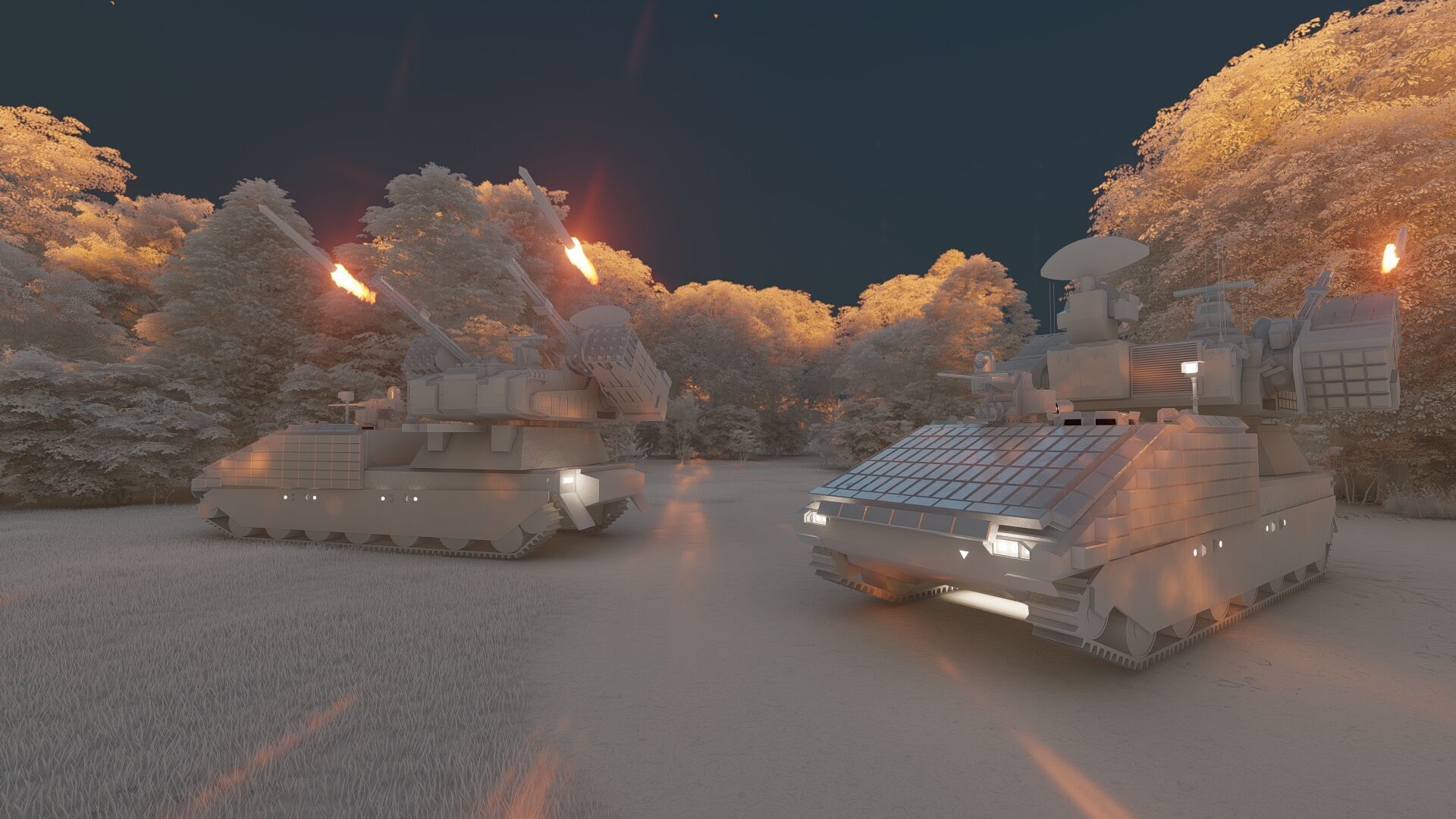 ANTIAIRCRAFT SHORT RANGE MOBILE UNIT 3D model_31