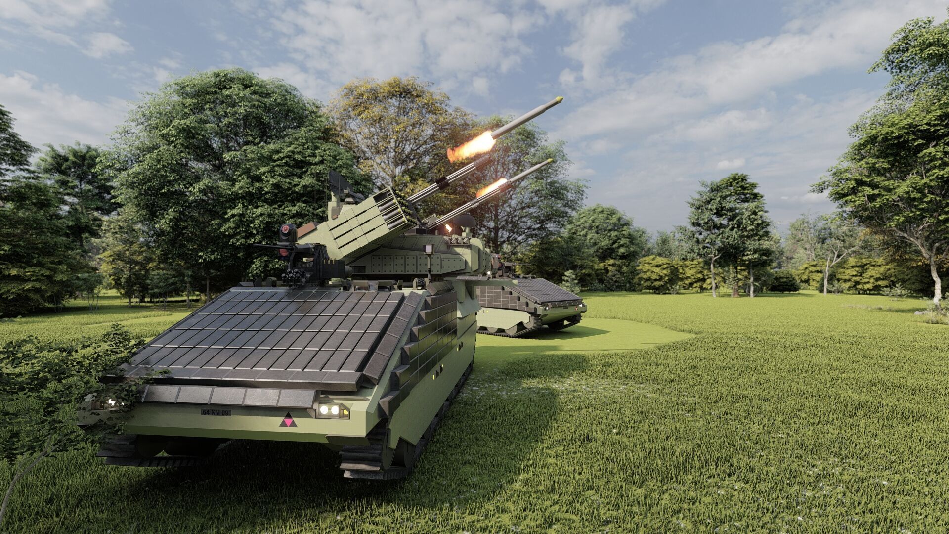 ANTIAIRCRAFT SHORT RANGE MOBILE UNIT 3D model_8