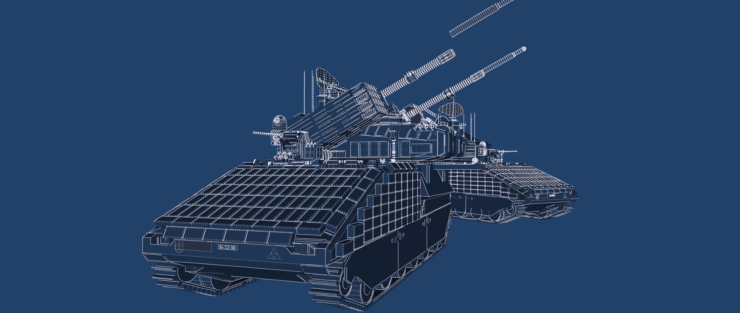 ANTIAIRCRAFT SHORT RANGE MOBILE UNIT 3D model_41