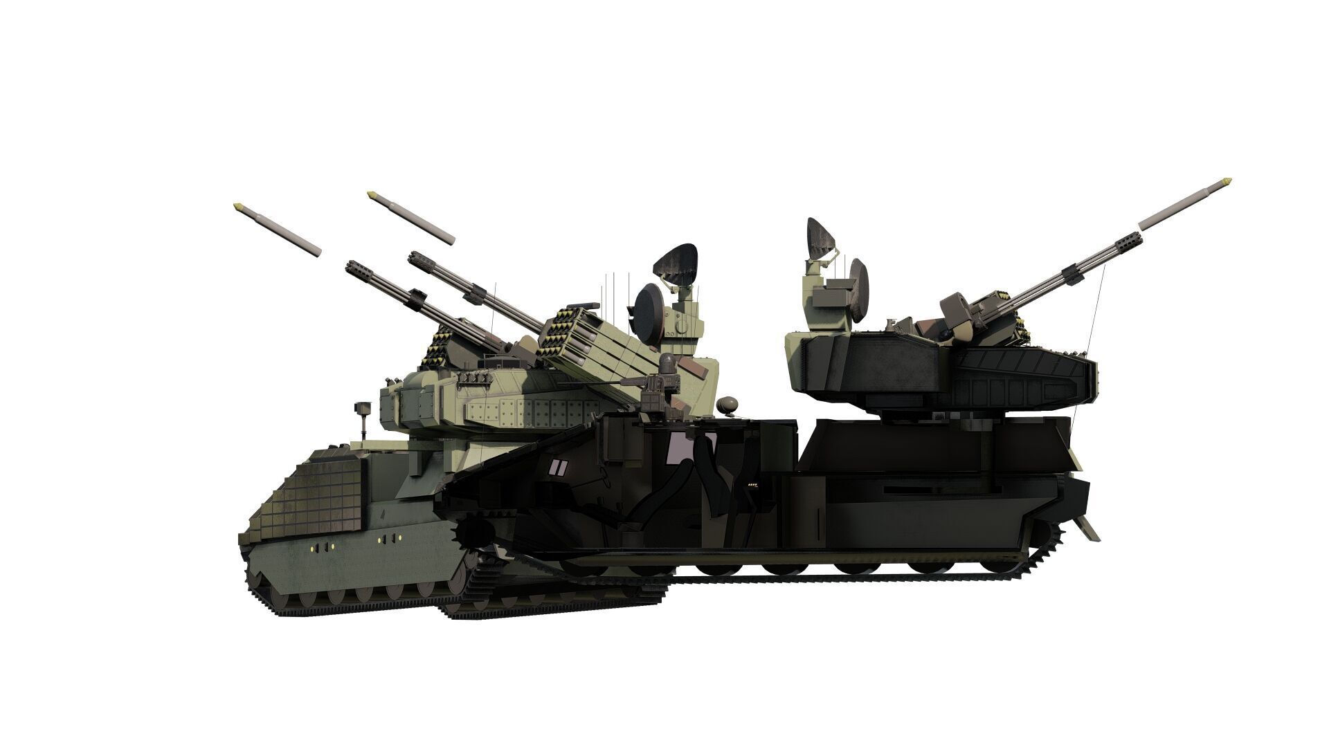 ANTIAIRCRAFT SHORT RANGE MOBILE UNIT 3D model_2