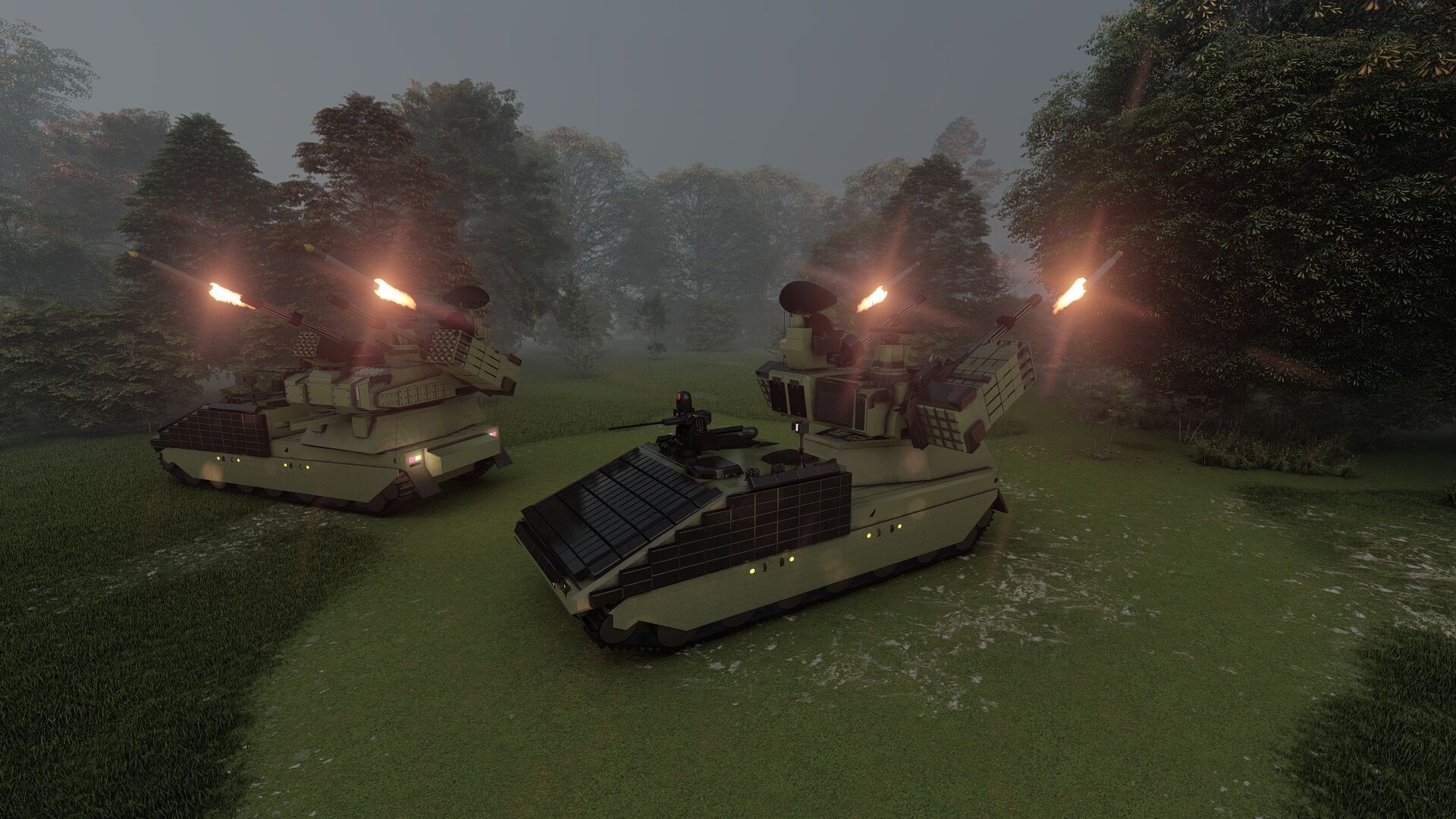 ANTIAIRCRAFT SHORT RANGE MOBILE UNIT 3D model_27