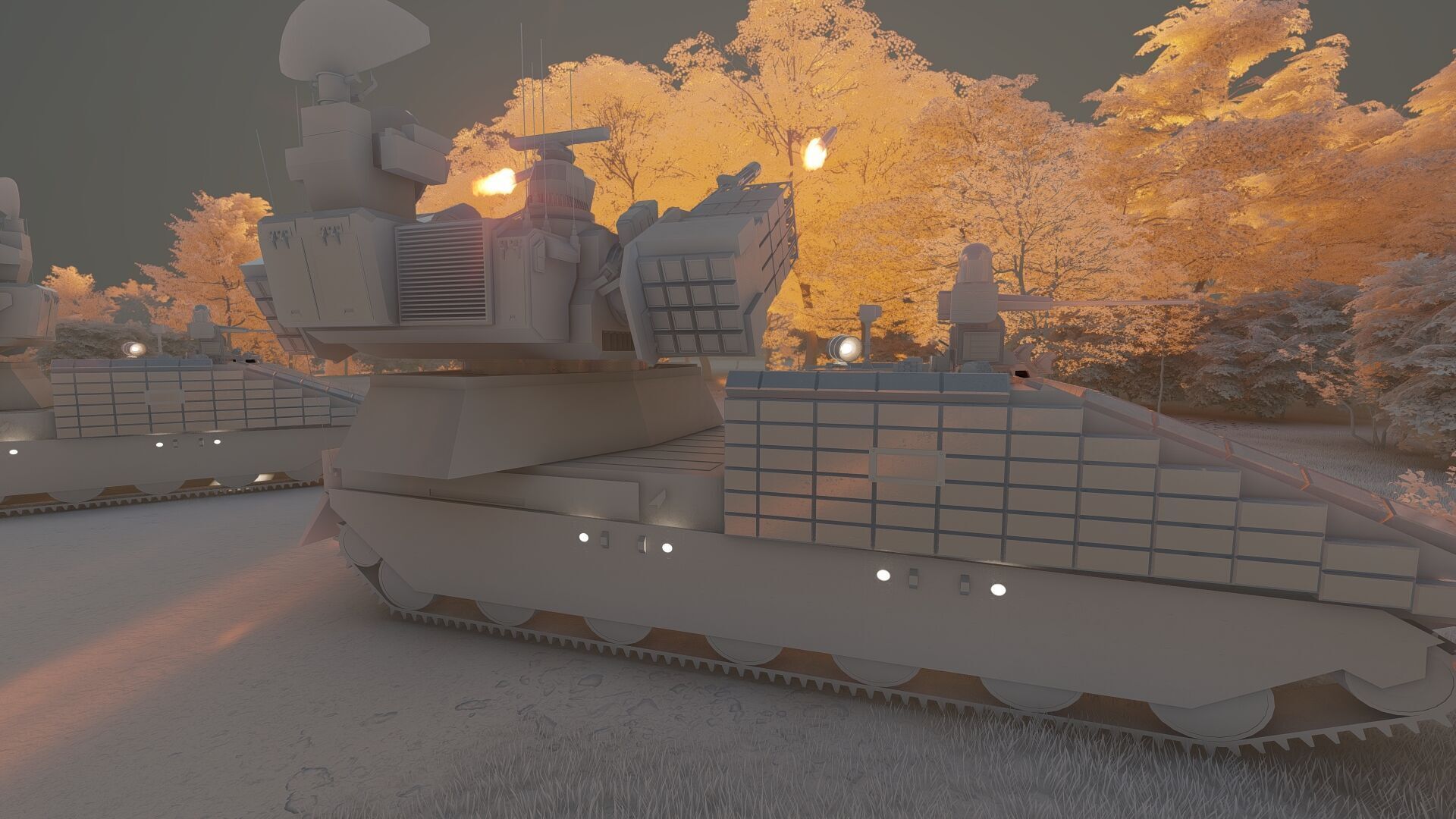 ANTIAIRCRAFT SHORT RANGE MOBILE UNIT 3D model_38