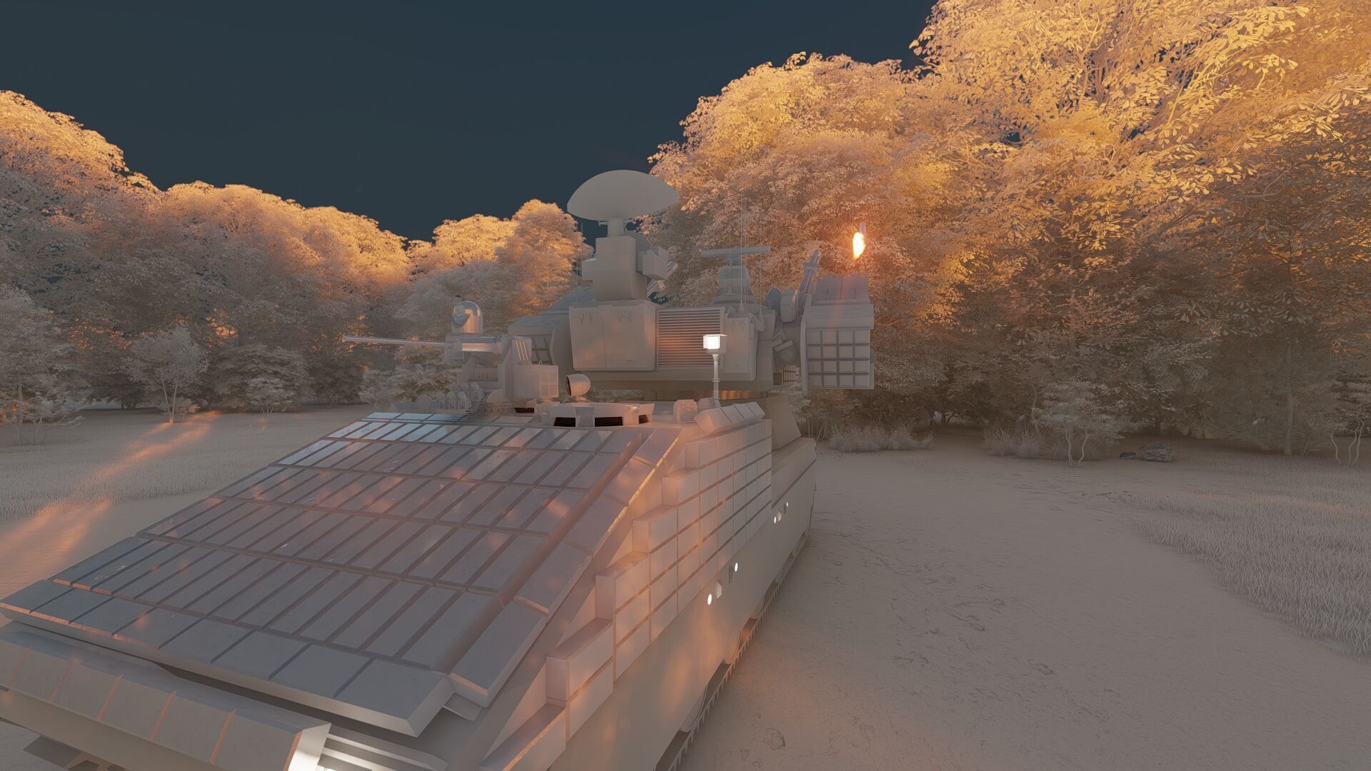 ANTIAIRCRAFT SHORT RANGE MOBILE UNIT 3D model_32