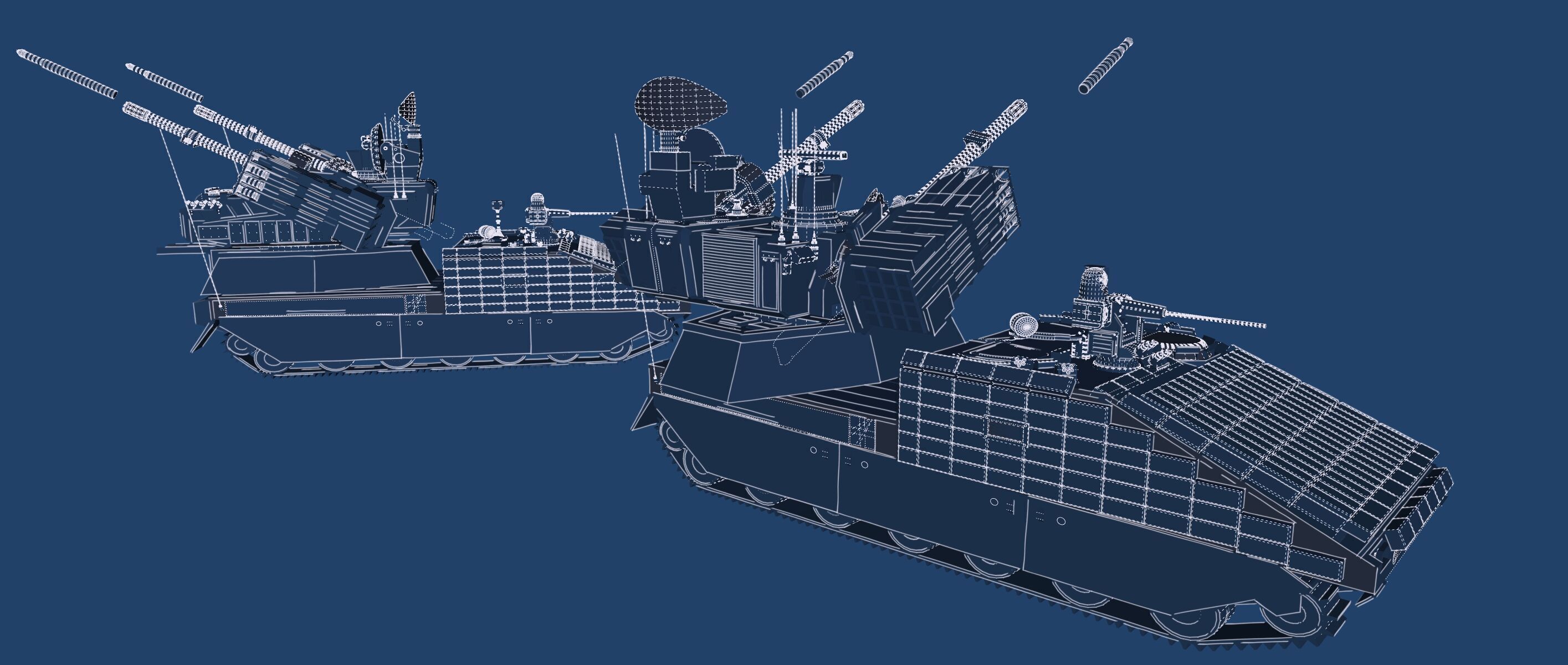 ANTIAIRCRAFT SHORT RANGE MOBILE UNIT 3D model_42