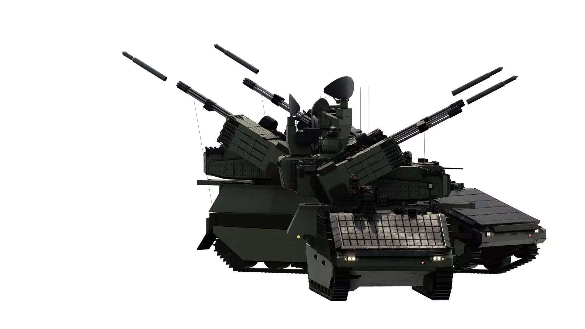 ANTIAIRCRAFT SHORT RANGE MOBILE UNIT 3D model_0