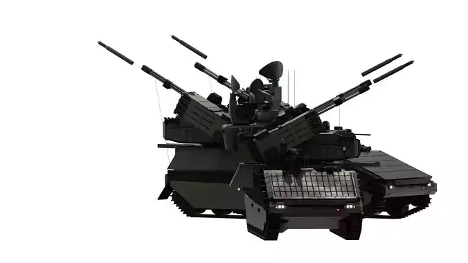 ANTIAIRCRAFT SHORT RANGE MOBILE UNIT 3D model