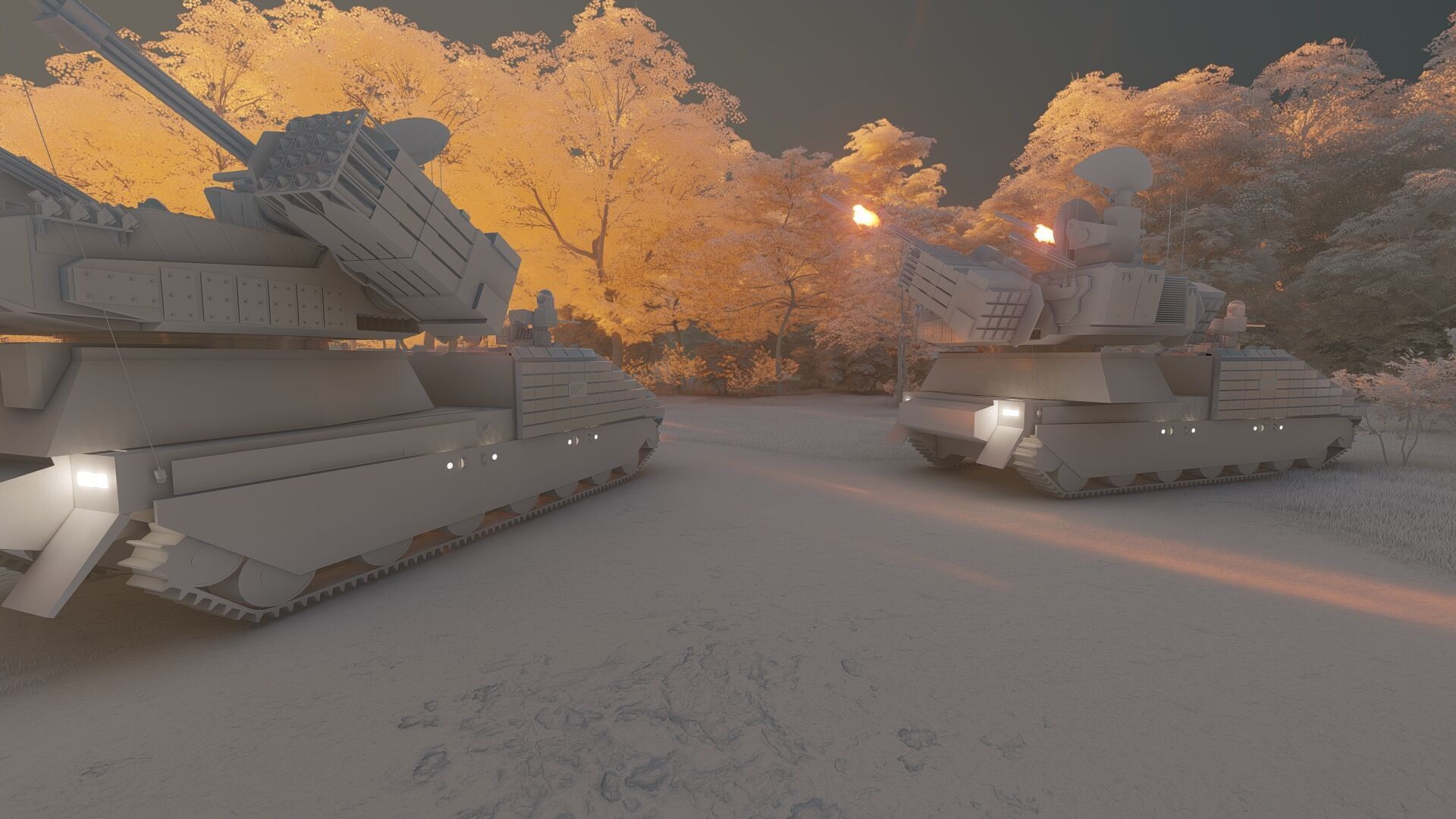 ANTIAIRCRAFT SHORT RANGE MOBILE UNIT 3D model_35