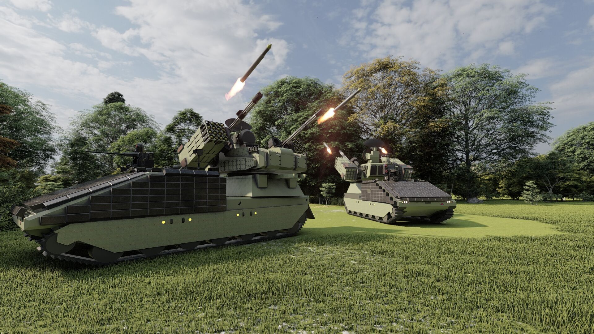 ANTIAIRCRAFT SHORT RANGE MOBILE UNIT 3D model_9