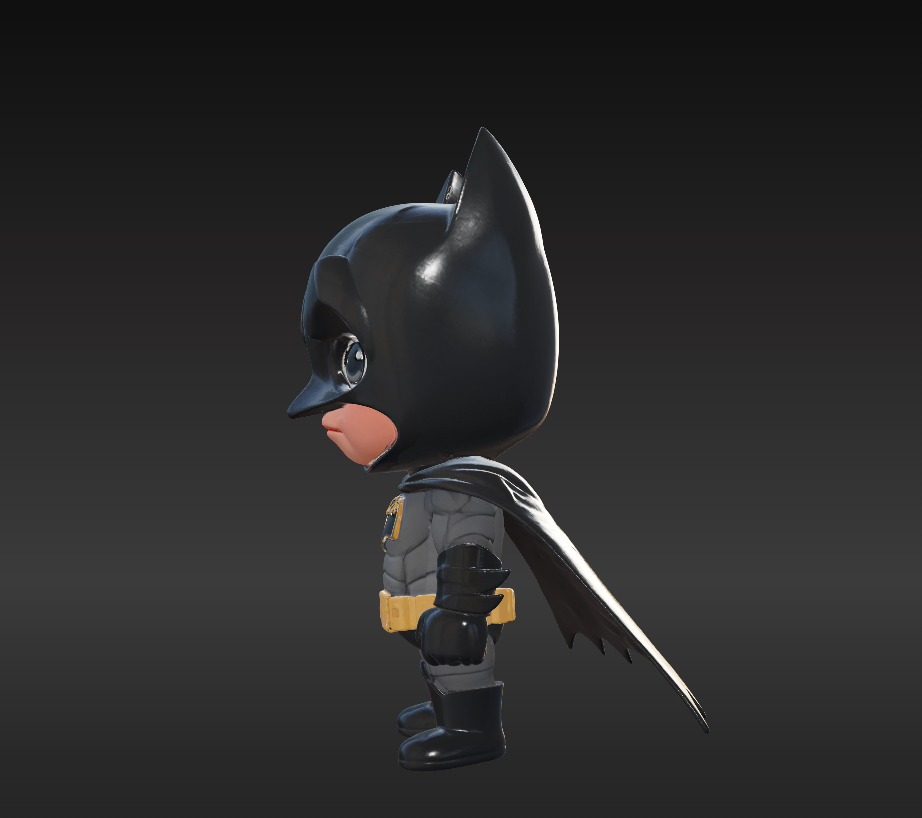 avenger package Ironman Spiderman And Batman Low-poly 3D model_23