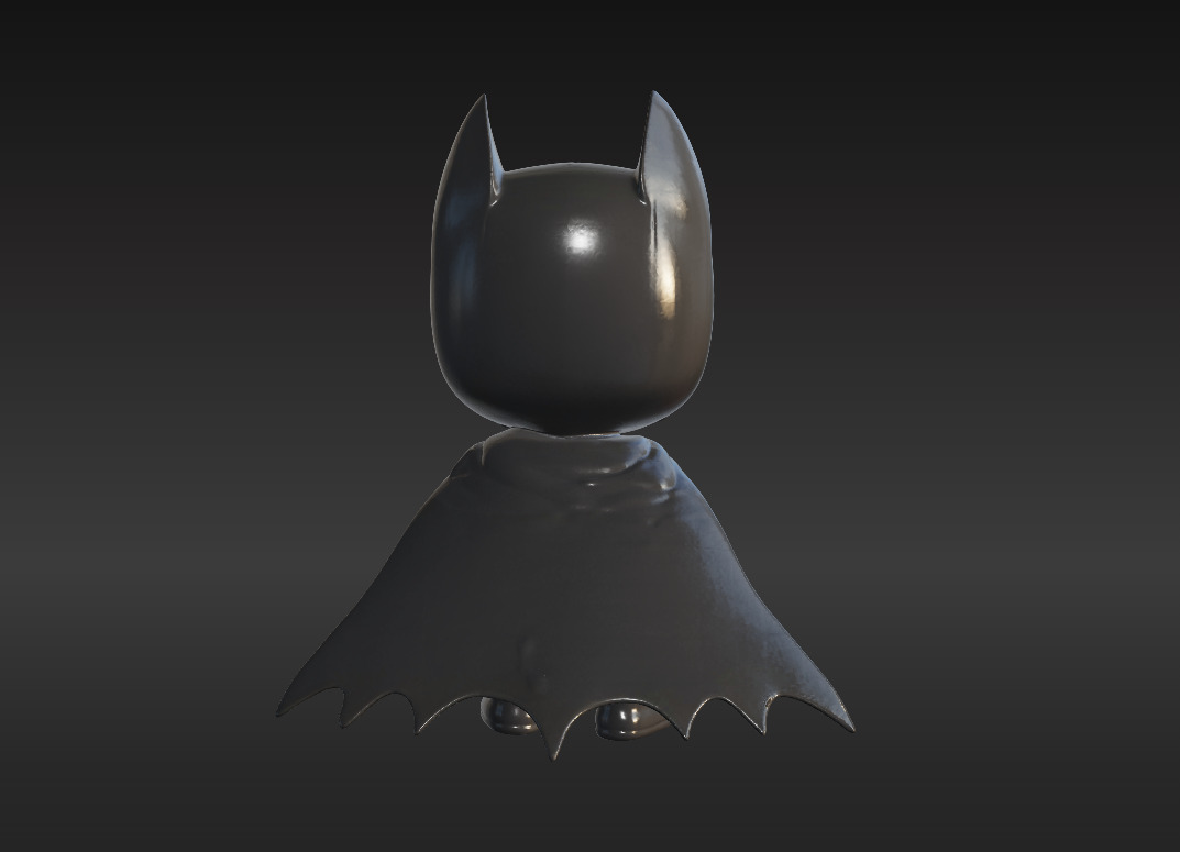 avenger package Ironman Spiderman And Batman Low-poly 3D model_21