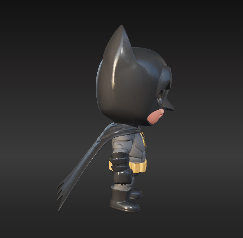 avenger package Ironman Spiderman And Batman Low-poly 3D model_22