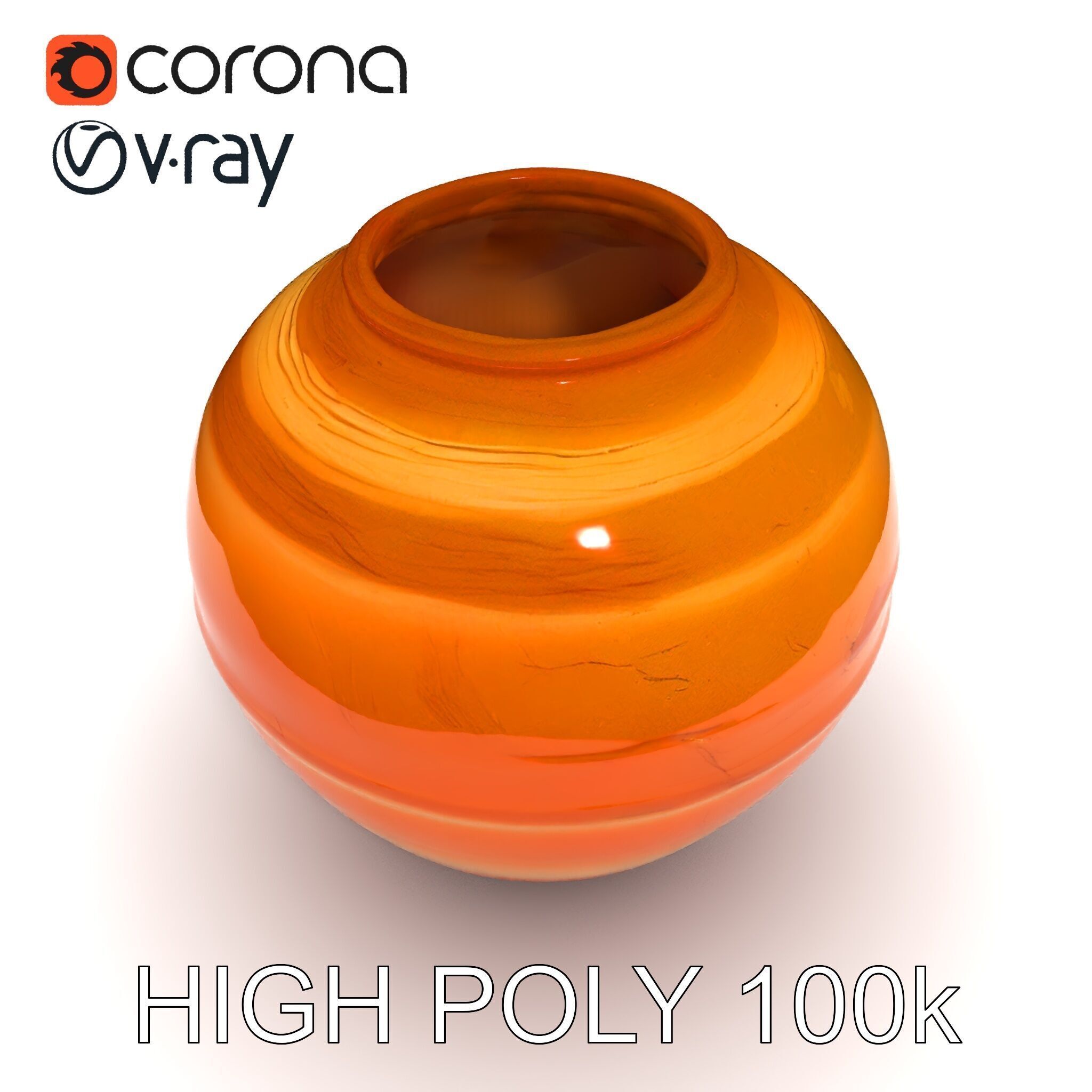 Antique Clay Pottery Model Pack Low-poly 3D model_16