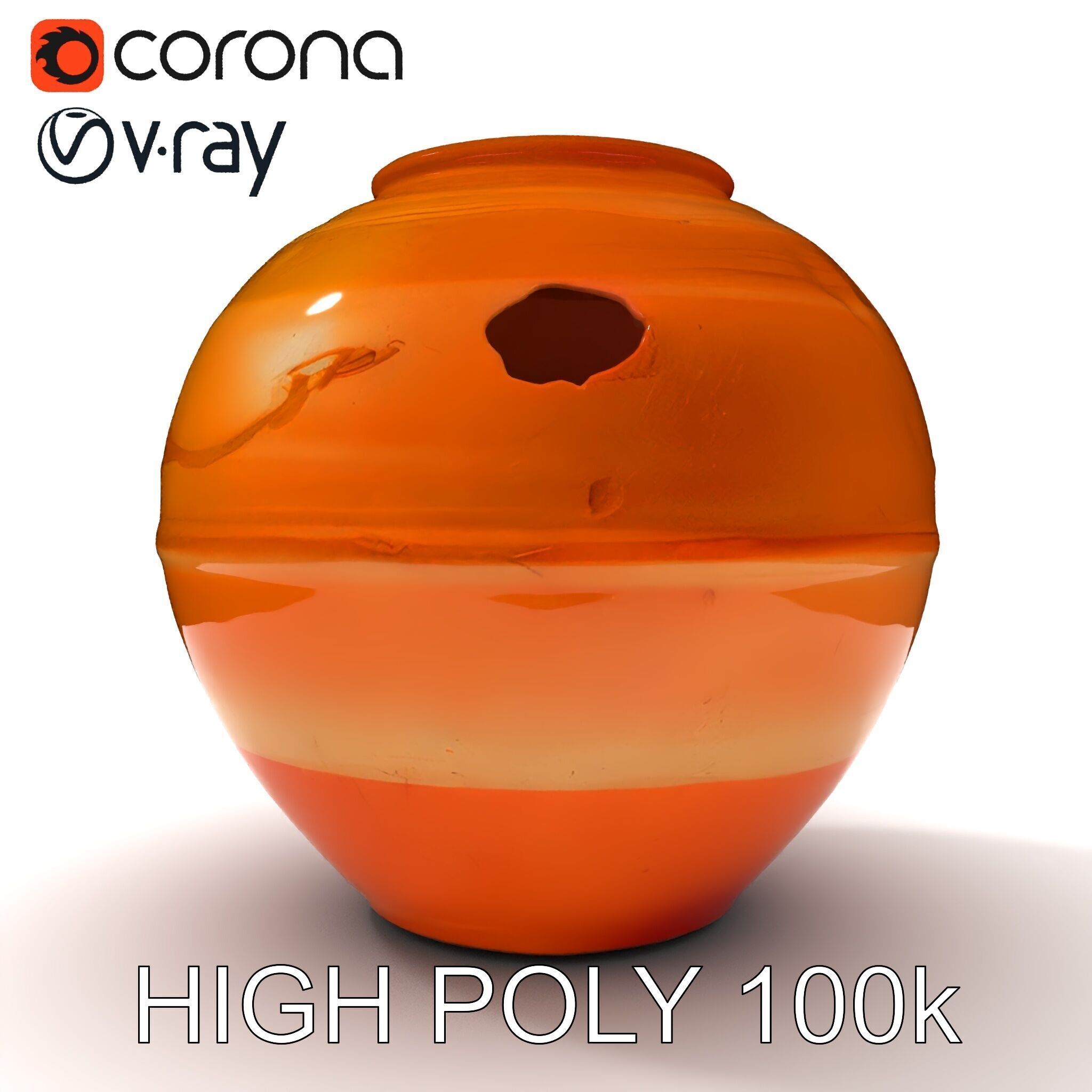 Antique Clay Pottery Model Pack Low-poly 3D model_13