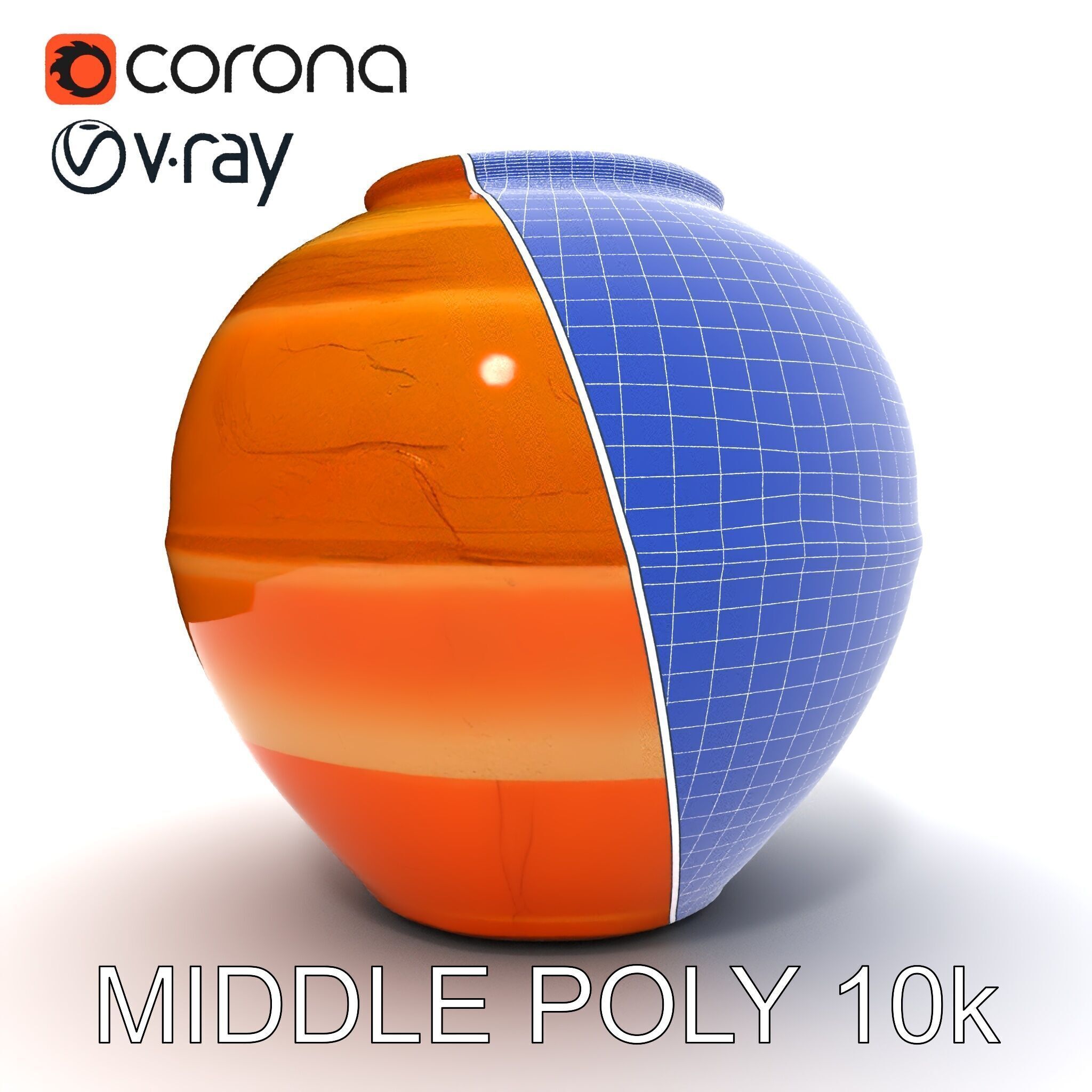 Antique Clay Pottery Model Pack Low-poly 3D model_21