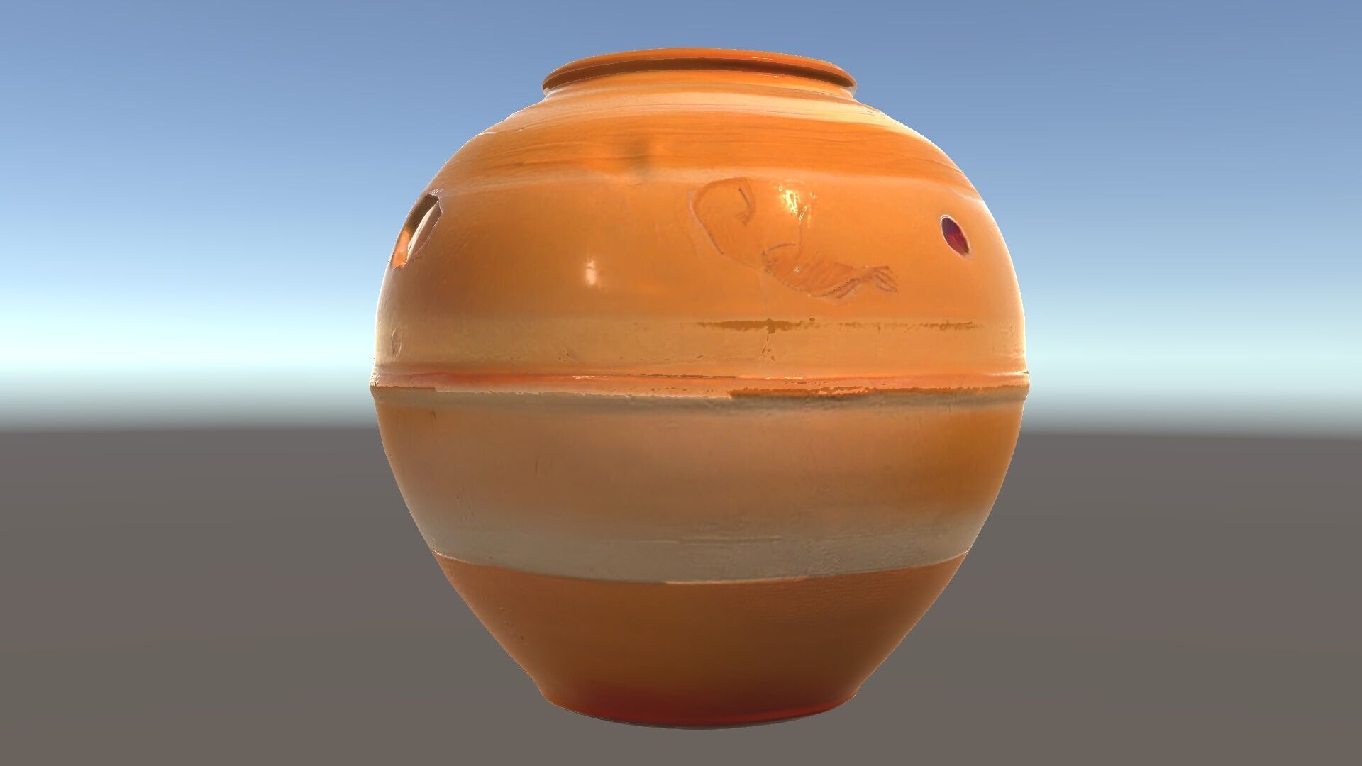 Antique Clay Pottery Model Pack Low-poly 3D model_5