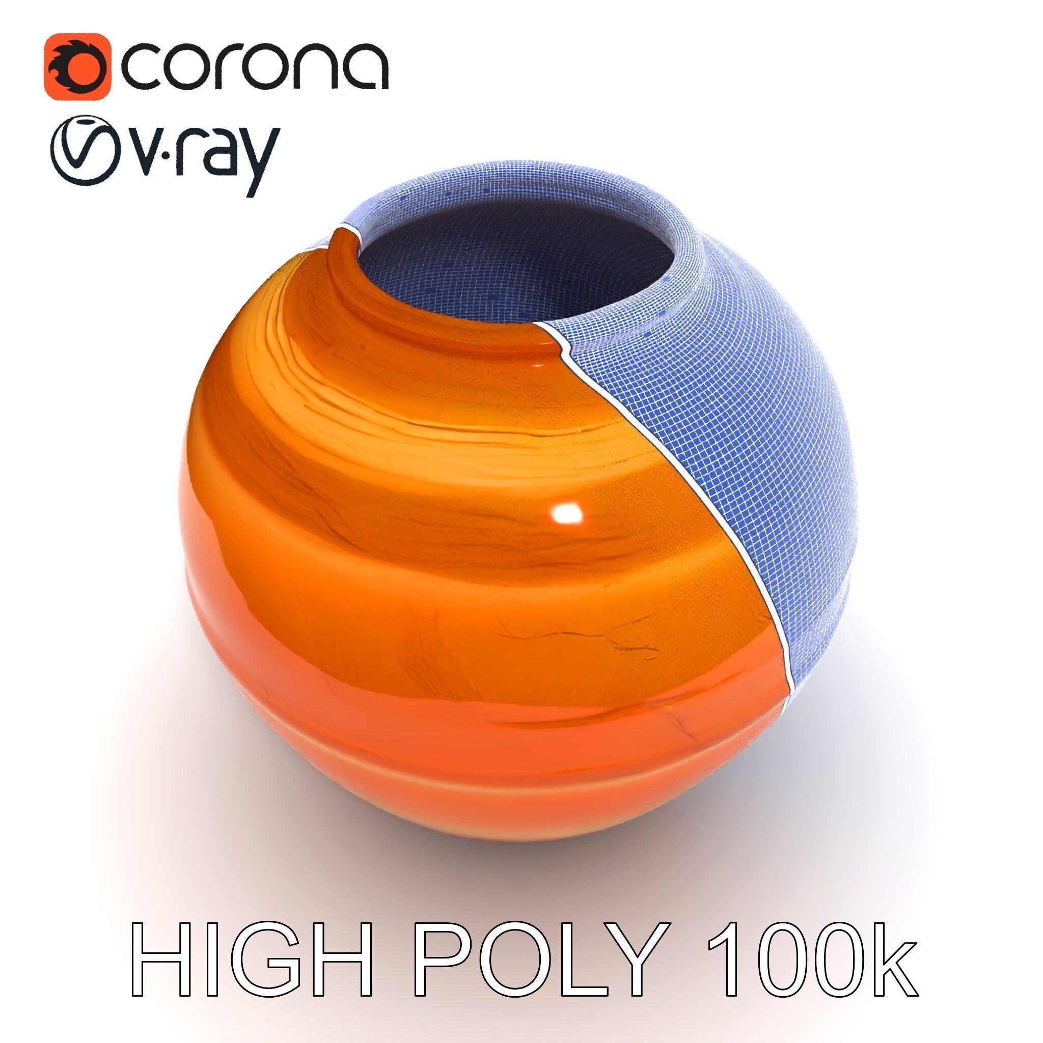 Antique Clay Pottery Model Pack Low-poly 3D model_23