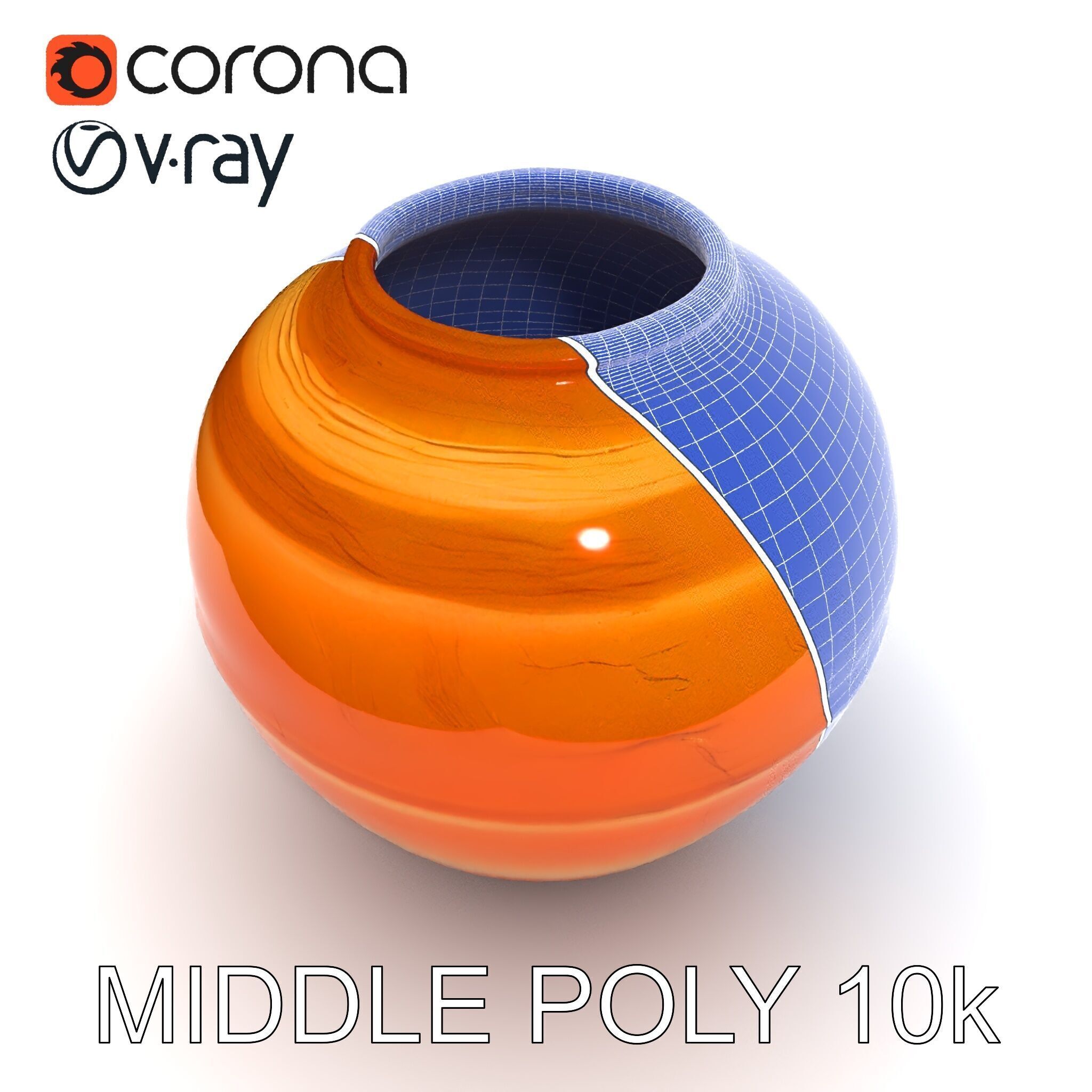 Antique Clay Pottery Model Pack Low-poly 3D model_8