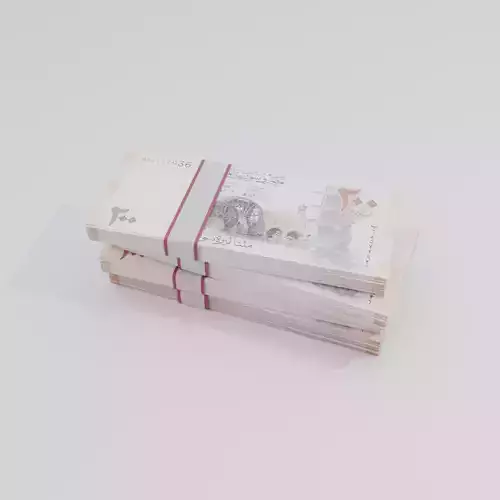 200 Syria Syrian Pound Currency Low-poly 3D model