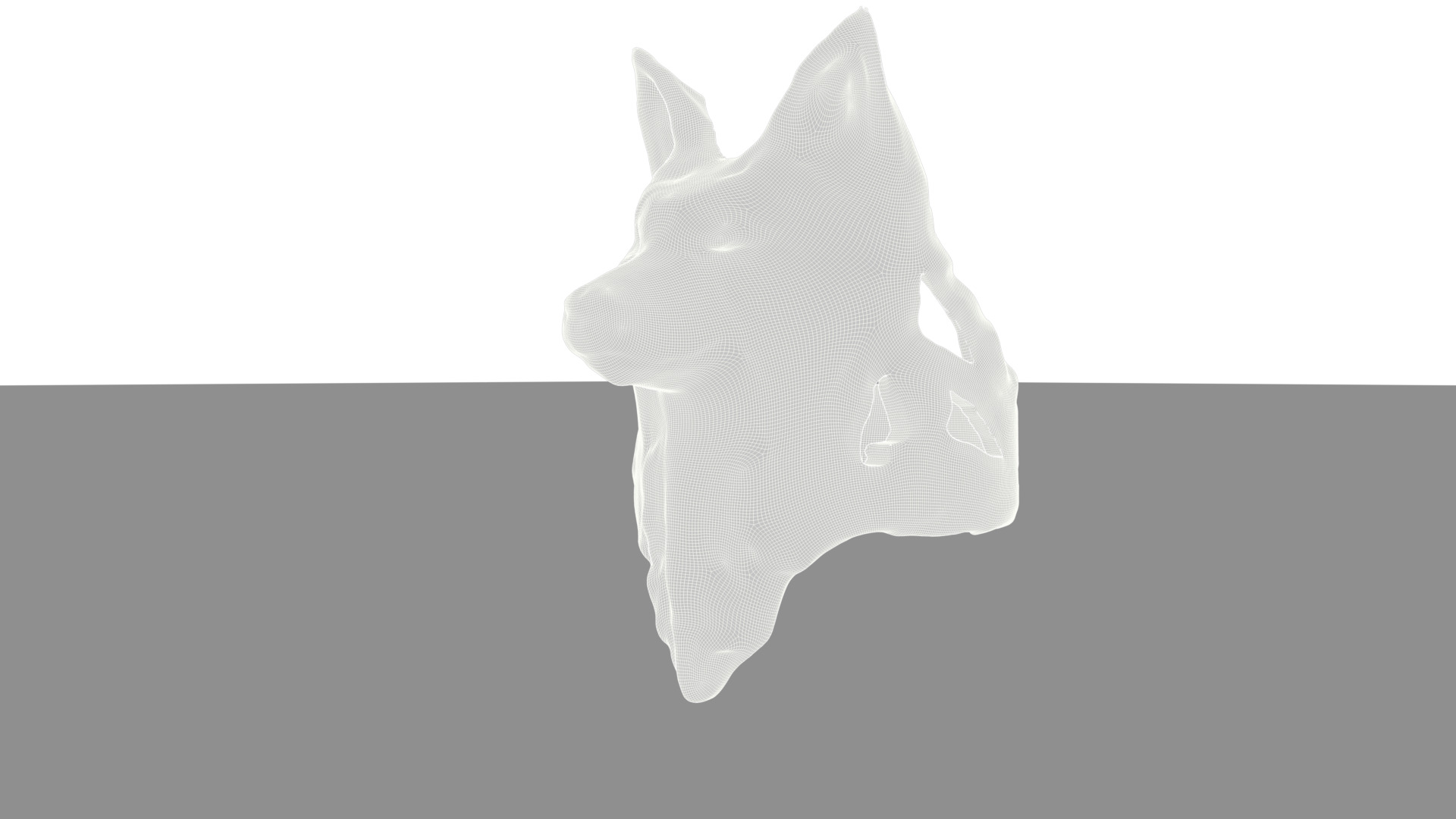 Wolf ring 3D model_6