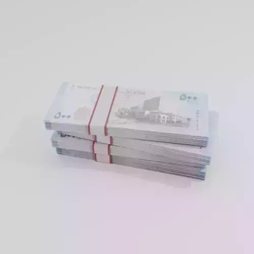 500 Syria Syrian Pound Currency Low-poly 3D model