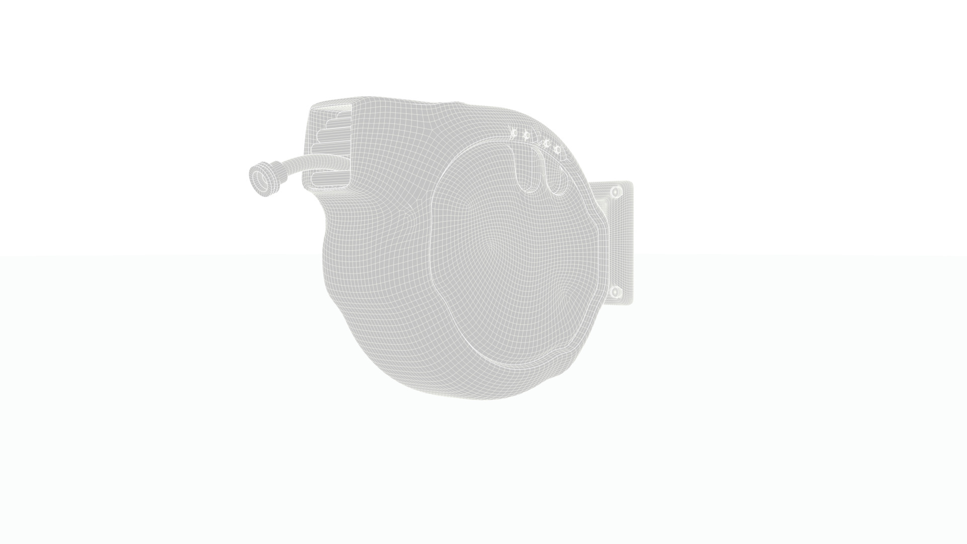 Hose reel modern 3D model_6
