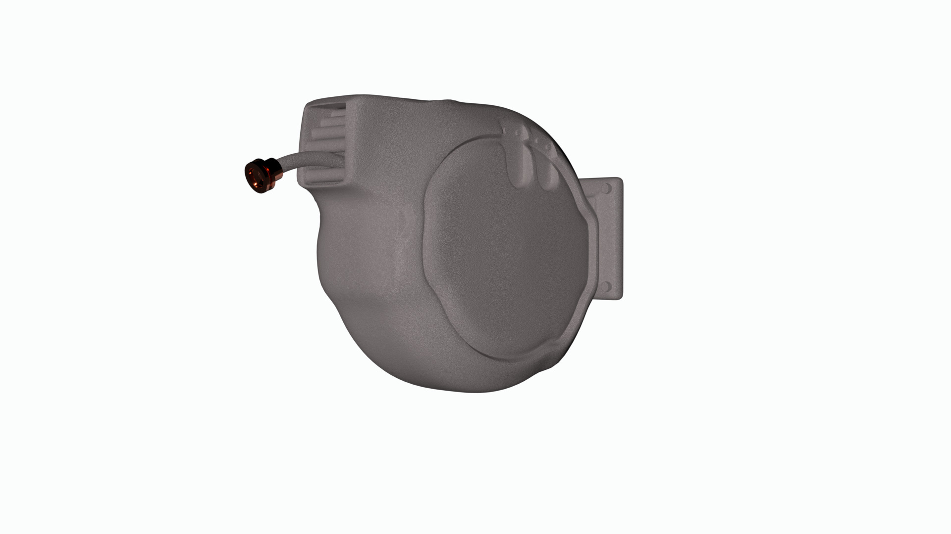 Hose reel modern 3D model_1