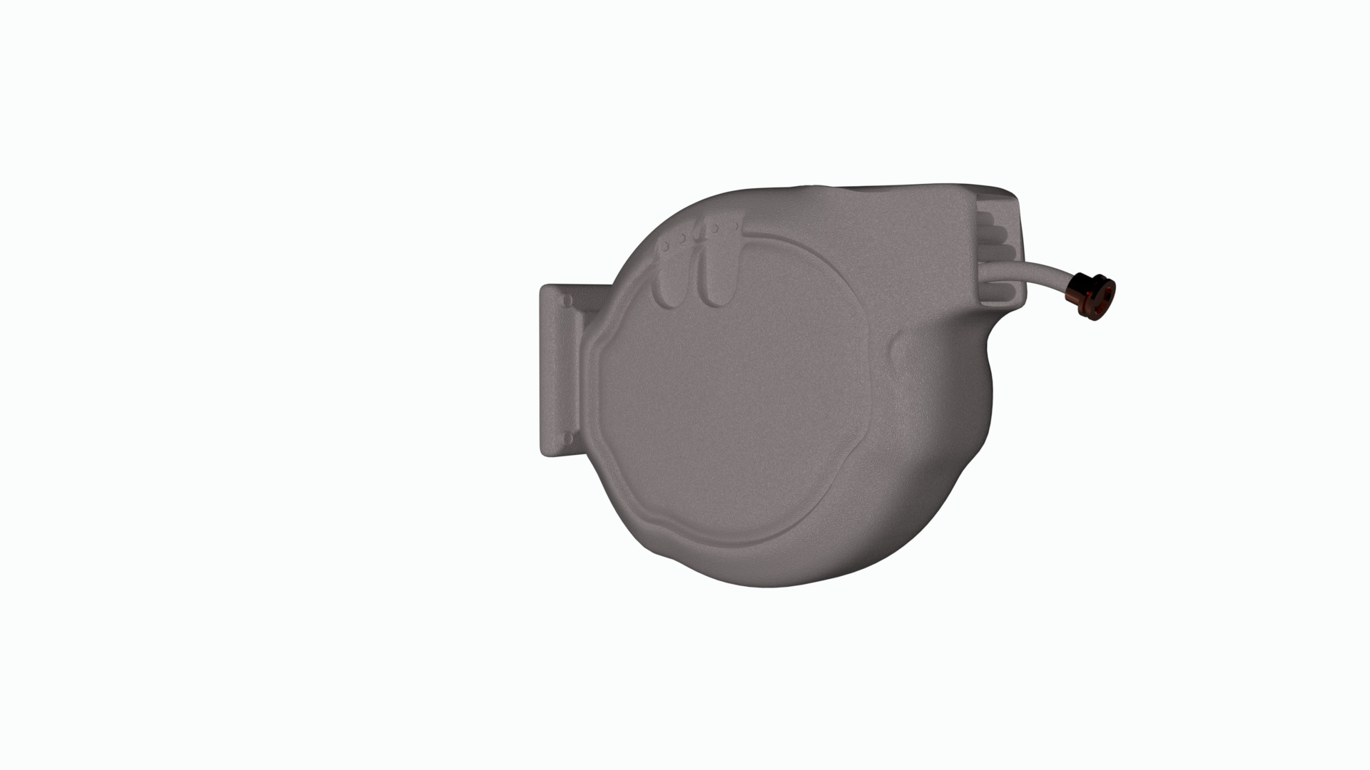 Hose reel modern 3D model_4