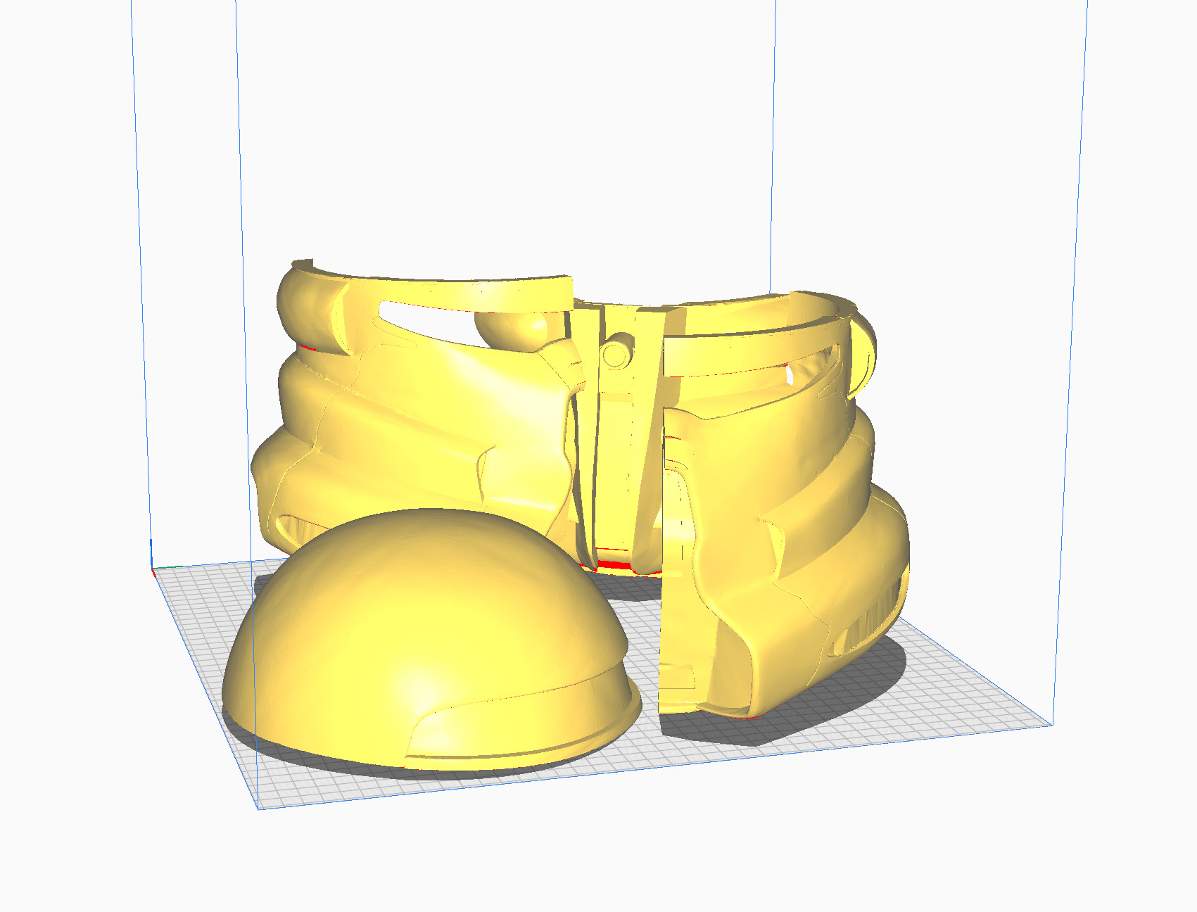 AIRBORNE CLONE TROOPER HELMET 3D PRINT FILE 3D print model_7