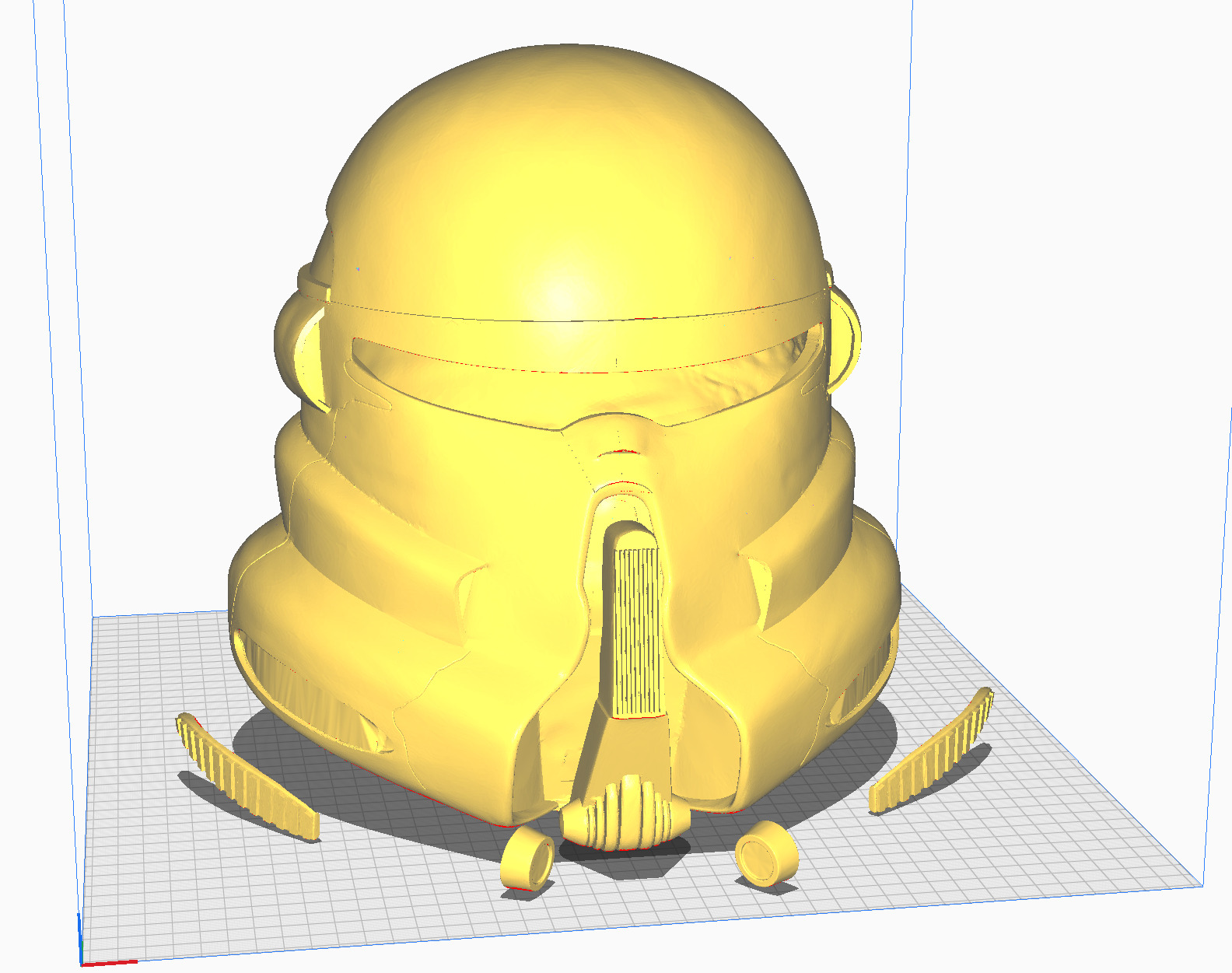 AIRBORNE CLONE TROOPER HELMET 3D PRINT FILE 3D print model_4