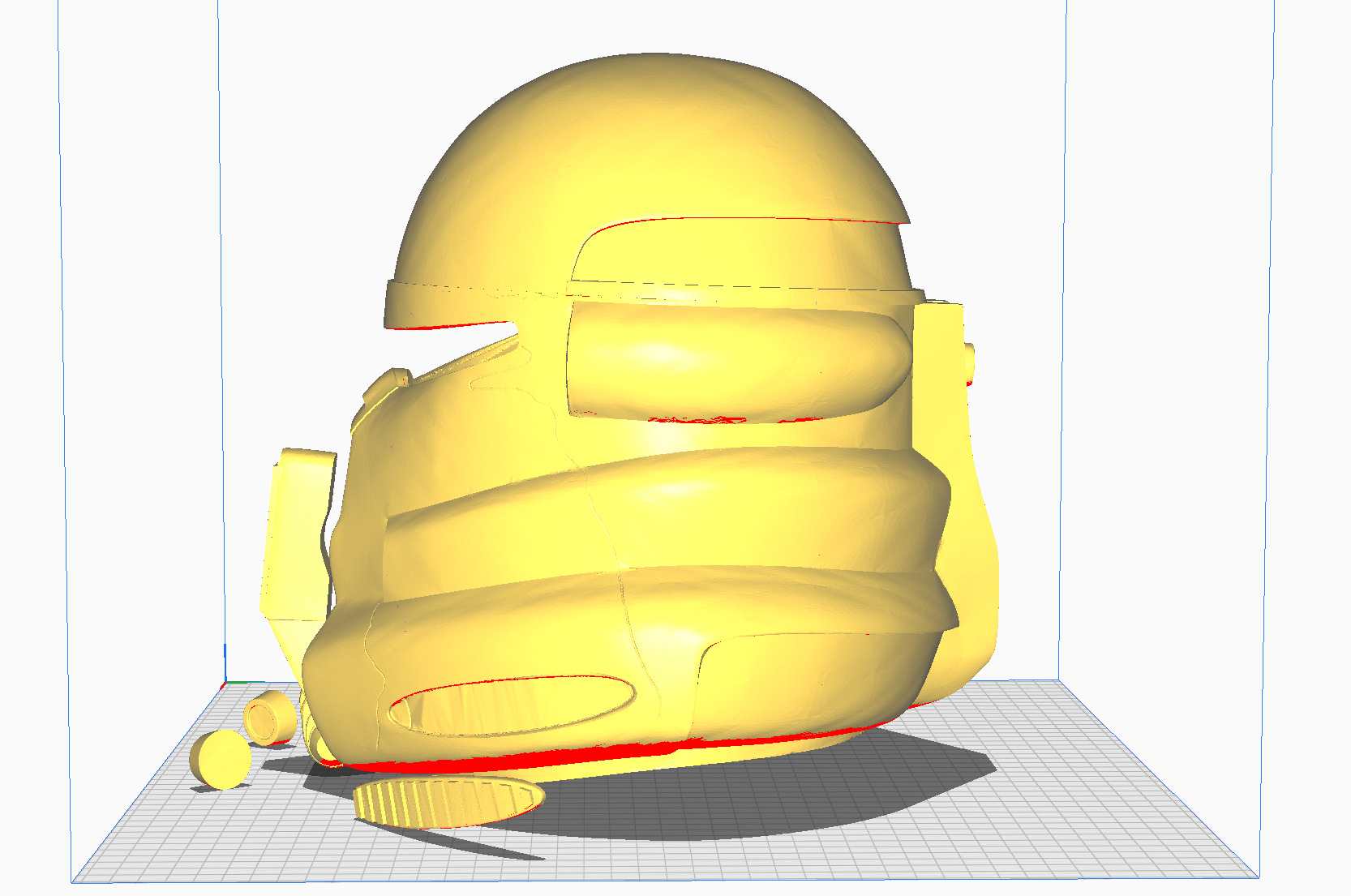 AIRBORNE CLONE TROOPER HELMET 3D PRINT FILE 3D print model_5