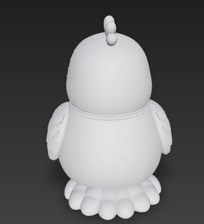 3D Printable Cute Parrot Figurine 3D print model_18