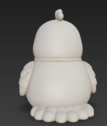 3D Printable Cute Parrot Figurine 3D print model_5