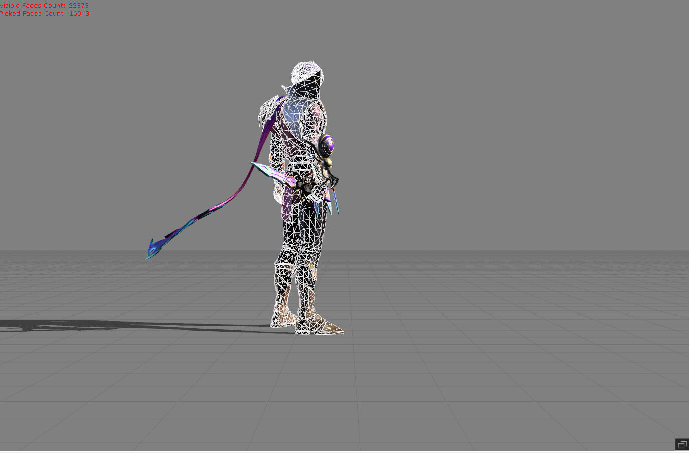 Gussion Desert Spider Low-poly 3D model_7