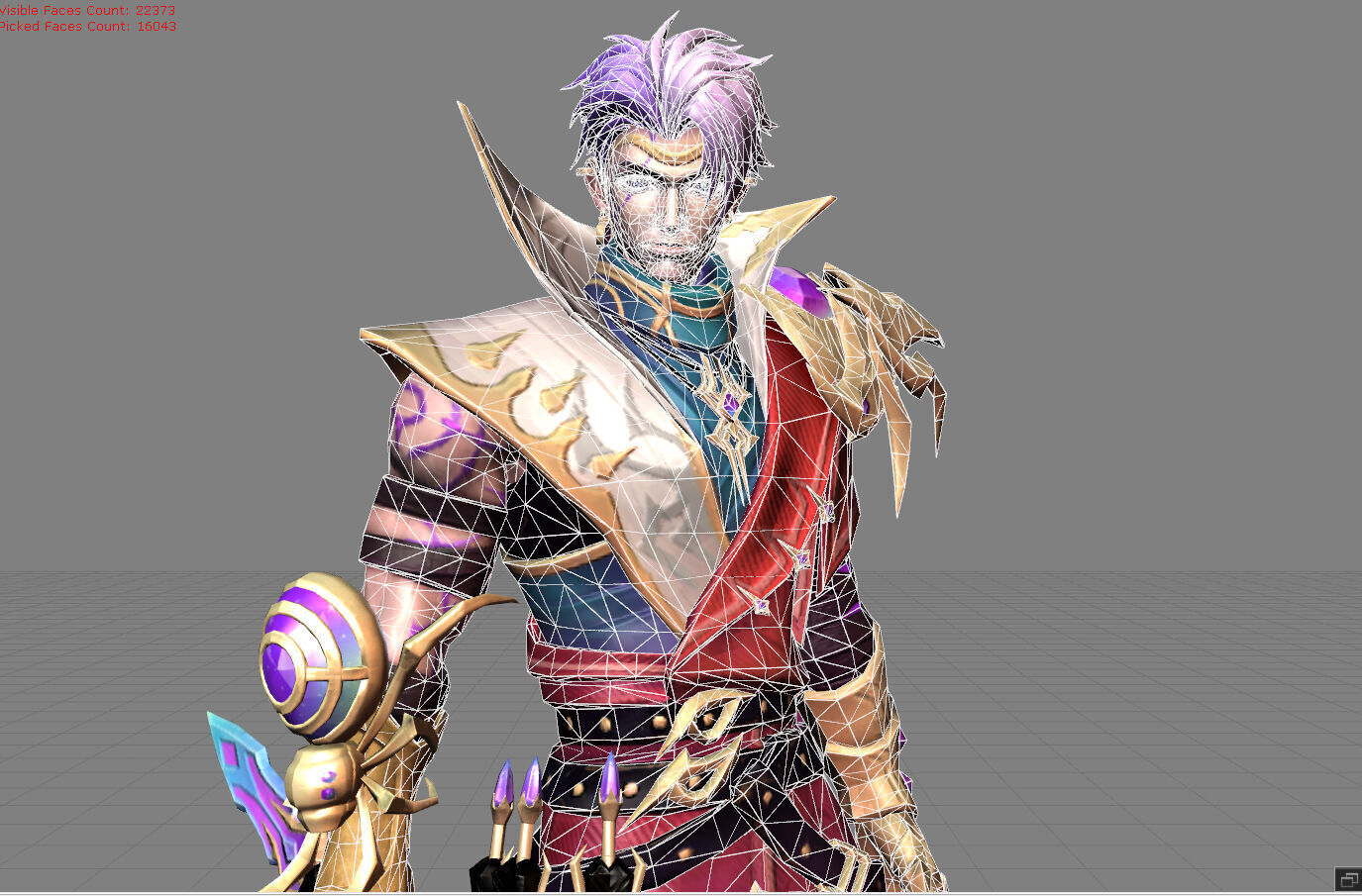 Gussion Desert Spider Low-poly 3D model_1