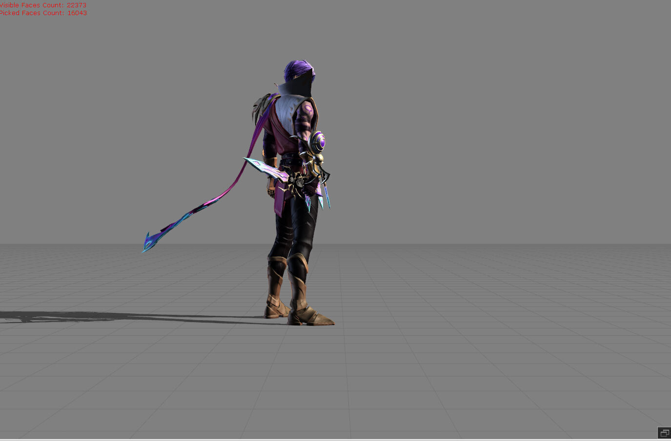 Gussion Desert Spider Low-poly 3D model_3