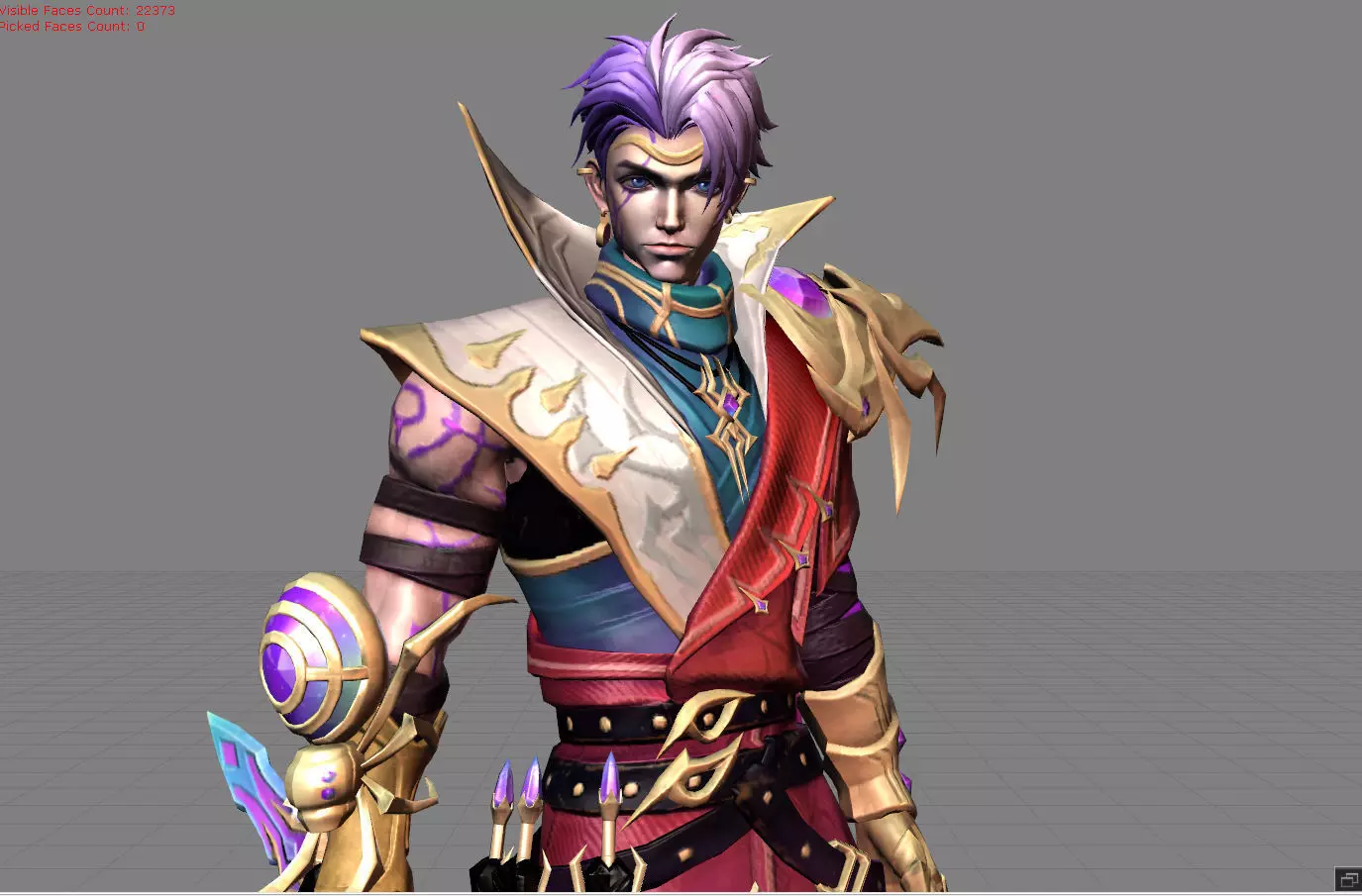 Gussion Desert Spider Low-poly 3D model_0